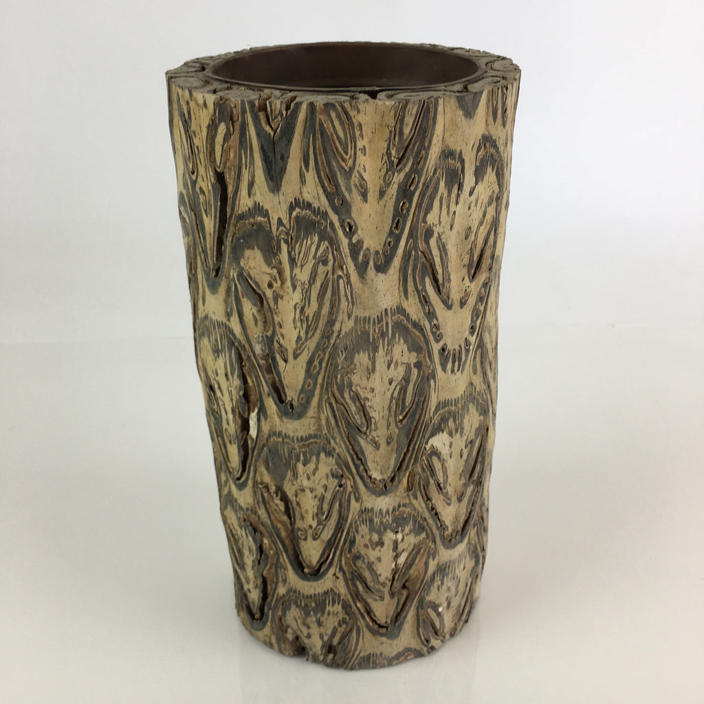Japanese Wooden Flower Vase Kabin Vtg Flower Arrangement Ikebana FV999