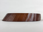 Japanese Wooden Flower Vase Stand Vtg Oval Kadai Board Ikebana Bonsai WT428