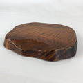 Japanese Wooden Flower Vase Stand Vtg Round Kadai Board Ikebana Bonsai WT398