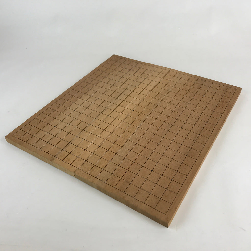 Japanese Wooden Go Board Portable Goban Vtg Nintendo Brand 19X19 Grid GB78