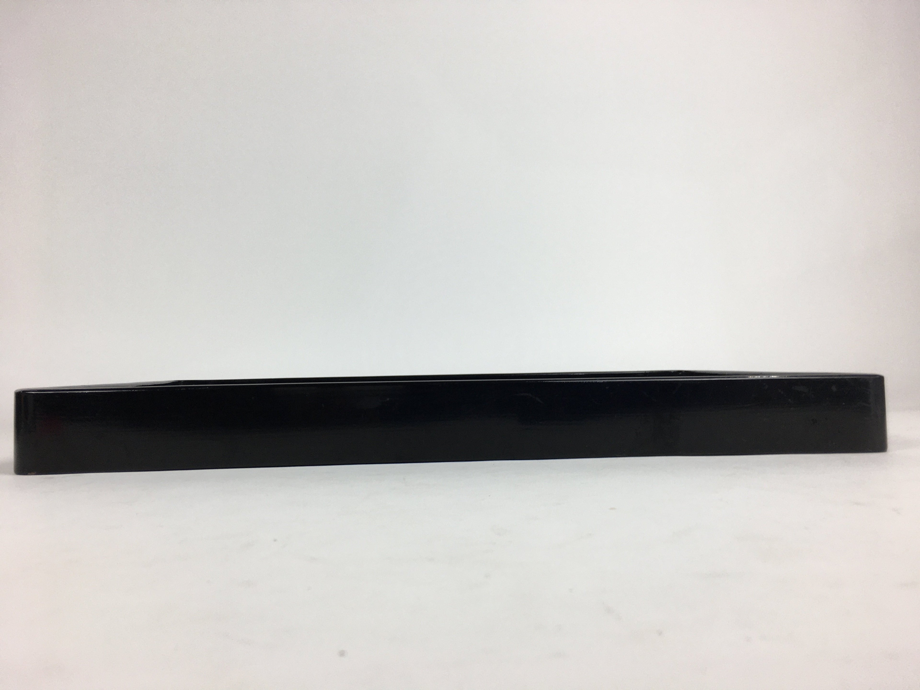 Japanese Wooden Handmade Lacquered Tray Obon Vtg Nurimono Black UR531