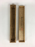 Japanese Wooden Hanging Scroll Box Kakejiku Hako Inside Length 45.4cm SB195