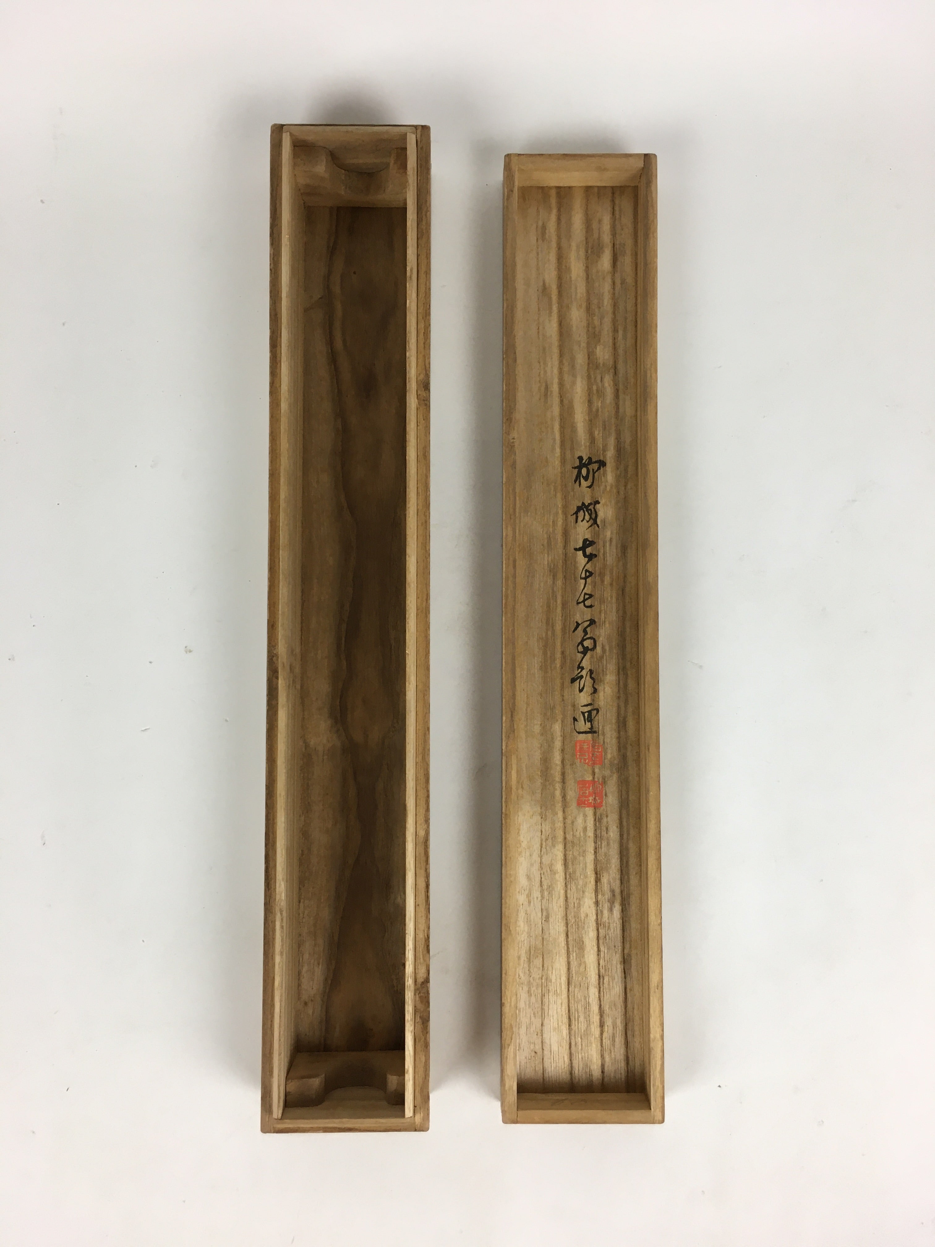 Japanese Wooden Hanging Scroll Box Kakejiku Hako Inside Length 45.4cm SB195