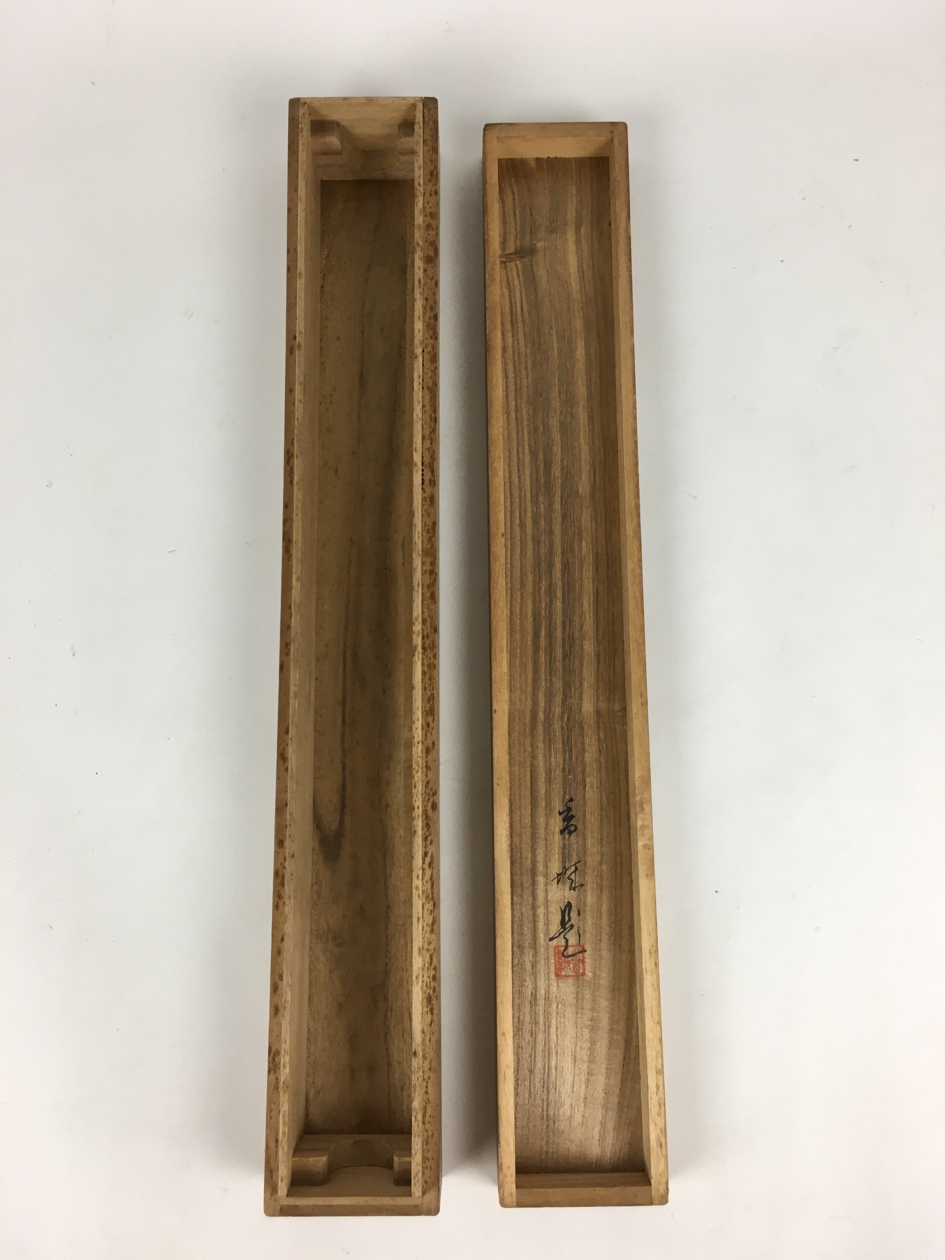 Japanese Wooden Hanging Scroll Box Kakejiku Hako Inside Length 53cm SB190