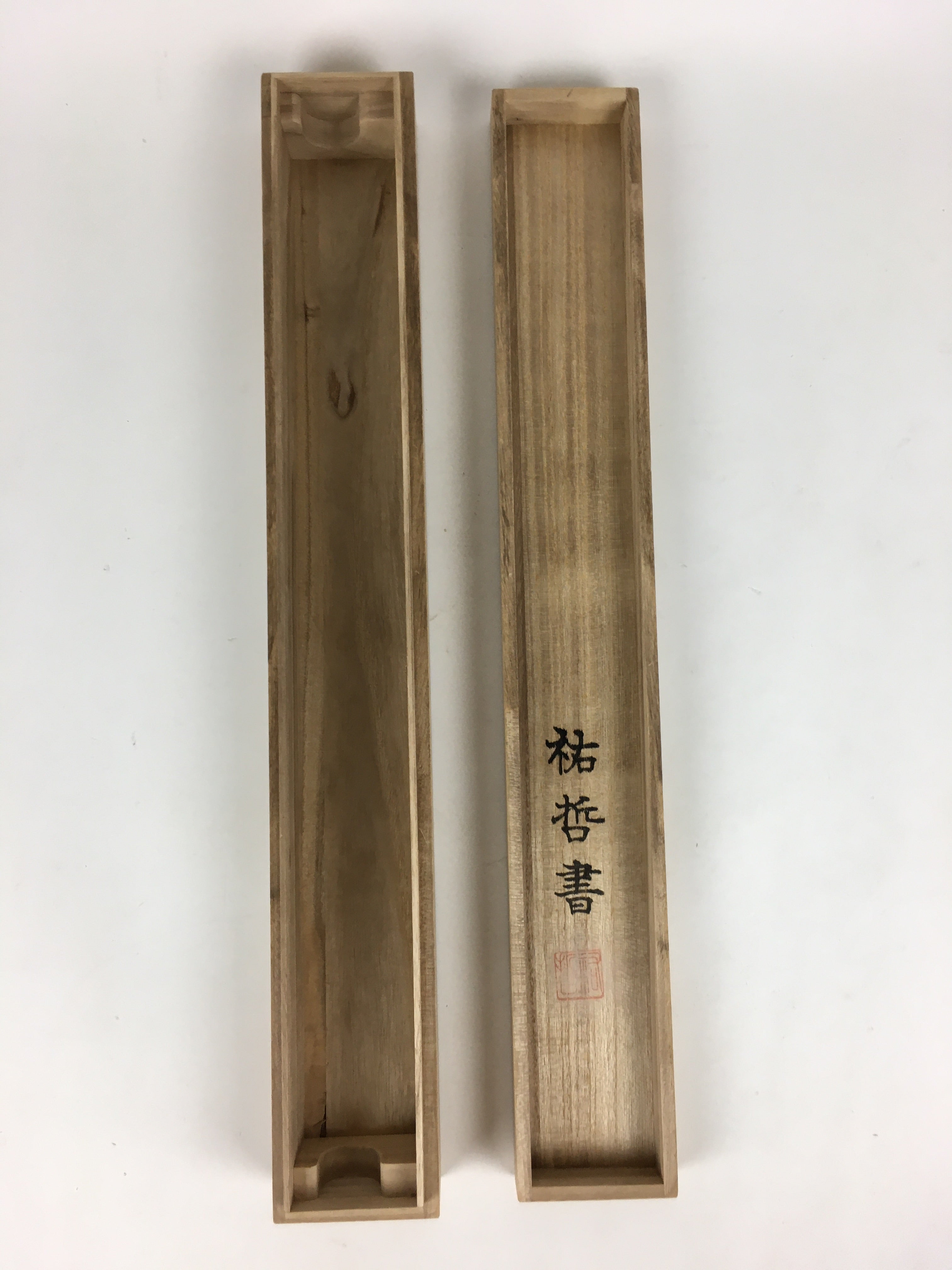 Japanese Wooden Hanging Scroll Box Kakejiku Hako Inside Length 54.6cm SB208