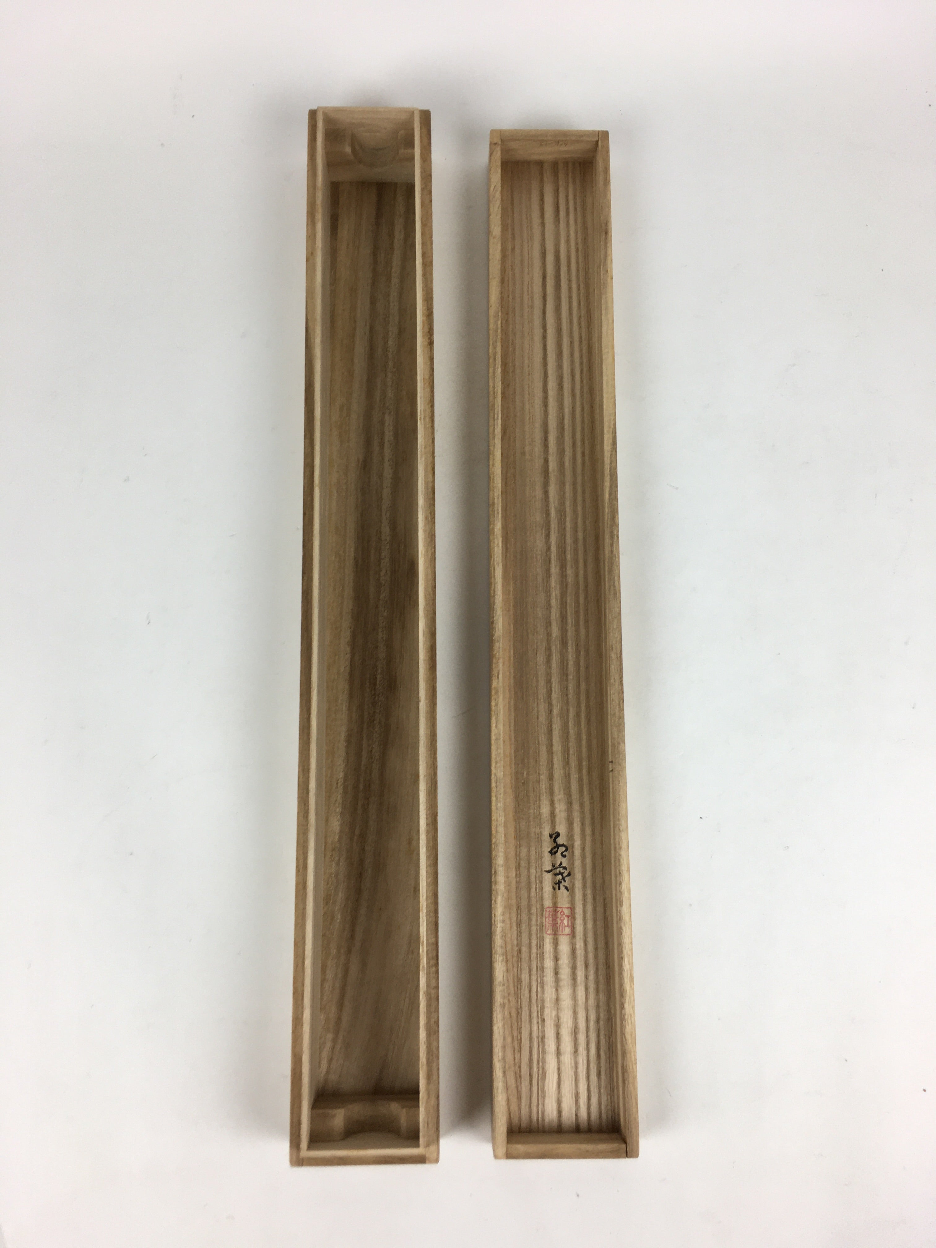 Japanese Wooden Hanging Scroll Box Kakejiku Hako Inside Length 60.5cm SB199