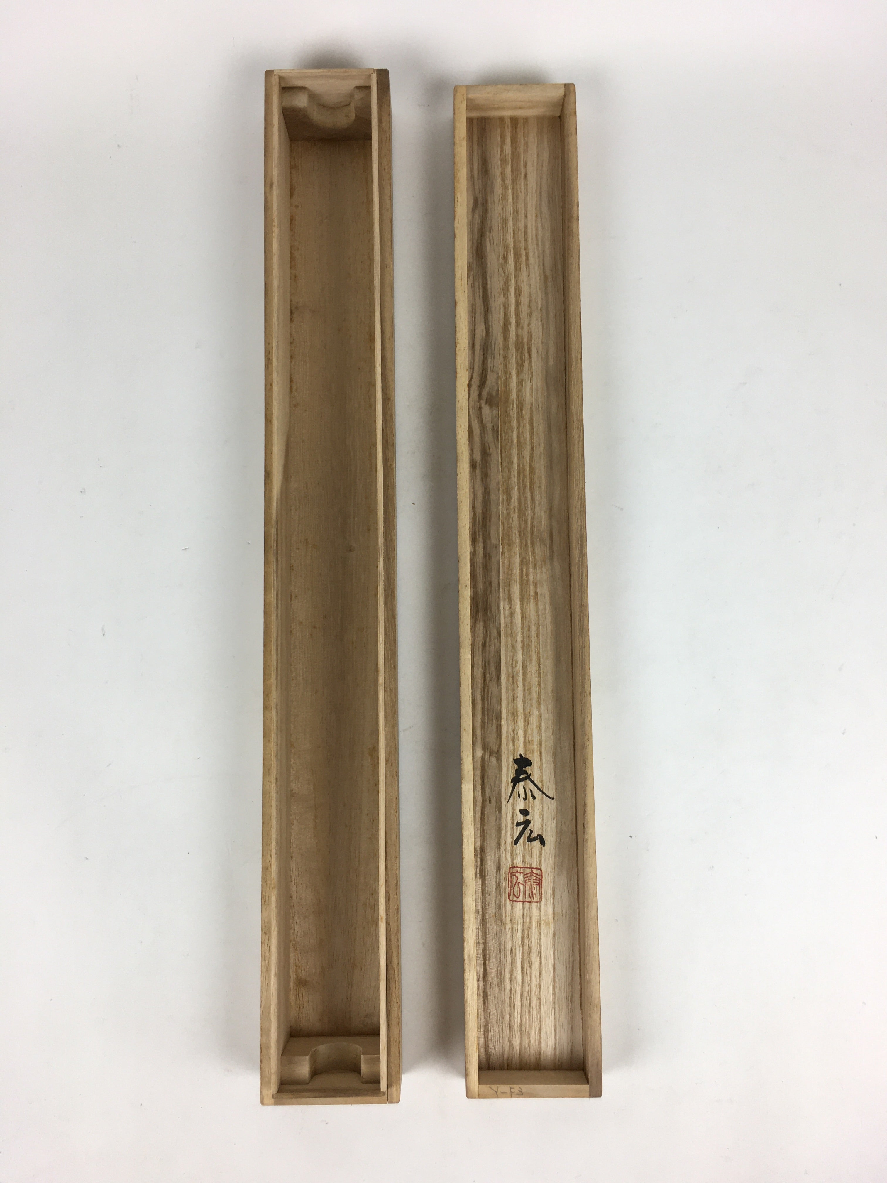 Japanese Wooden Hanging Scroll Box Kakejiku Hako Inside Length 60.6cm SB202