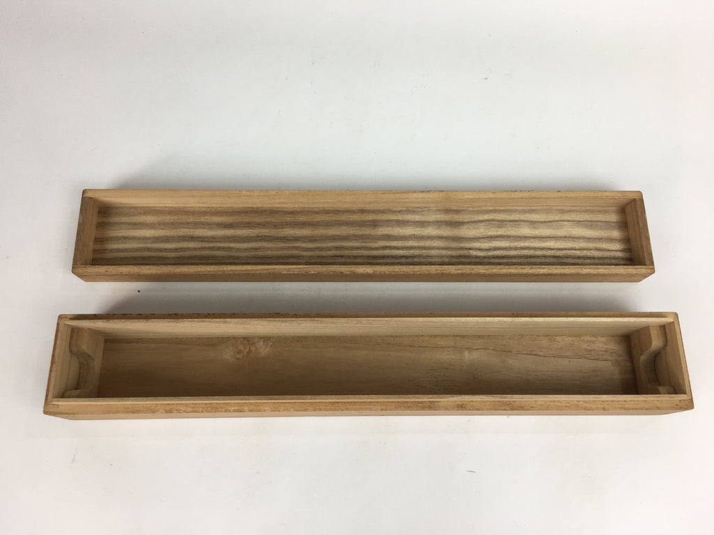 Japanese Wooden Hanging Scroll Box Vtg Kakejiku Hako Inside Length 48cm SB170