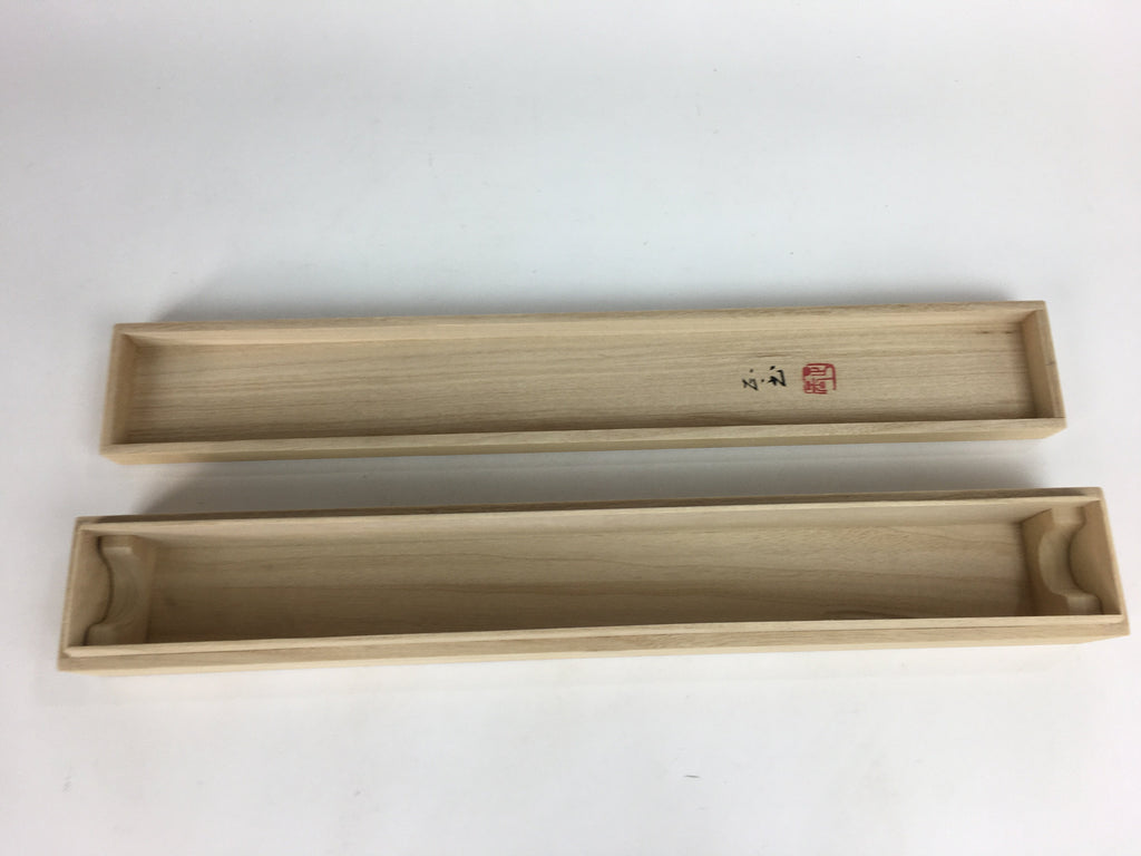 Japanese Wooden Hanging Scroll Box Vtg Kakejiku Hako Inside Length 51.5cm SB161