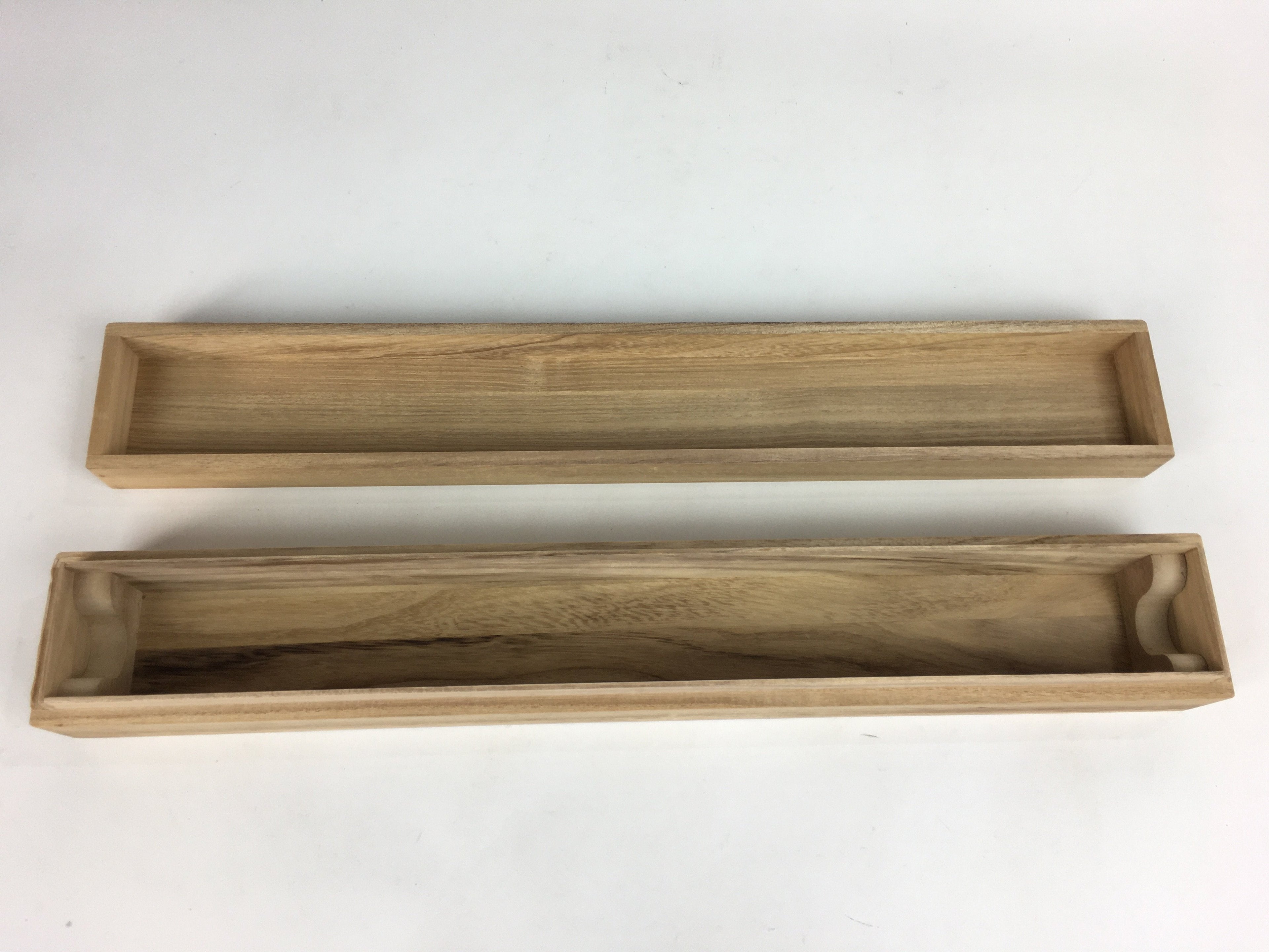 Japanese Wooden Hanging Scroll Box Vtg Kakejiku Hako Inside Length 51.5cm SB172