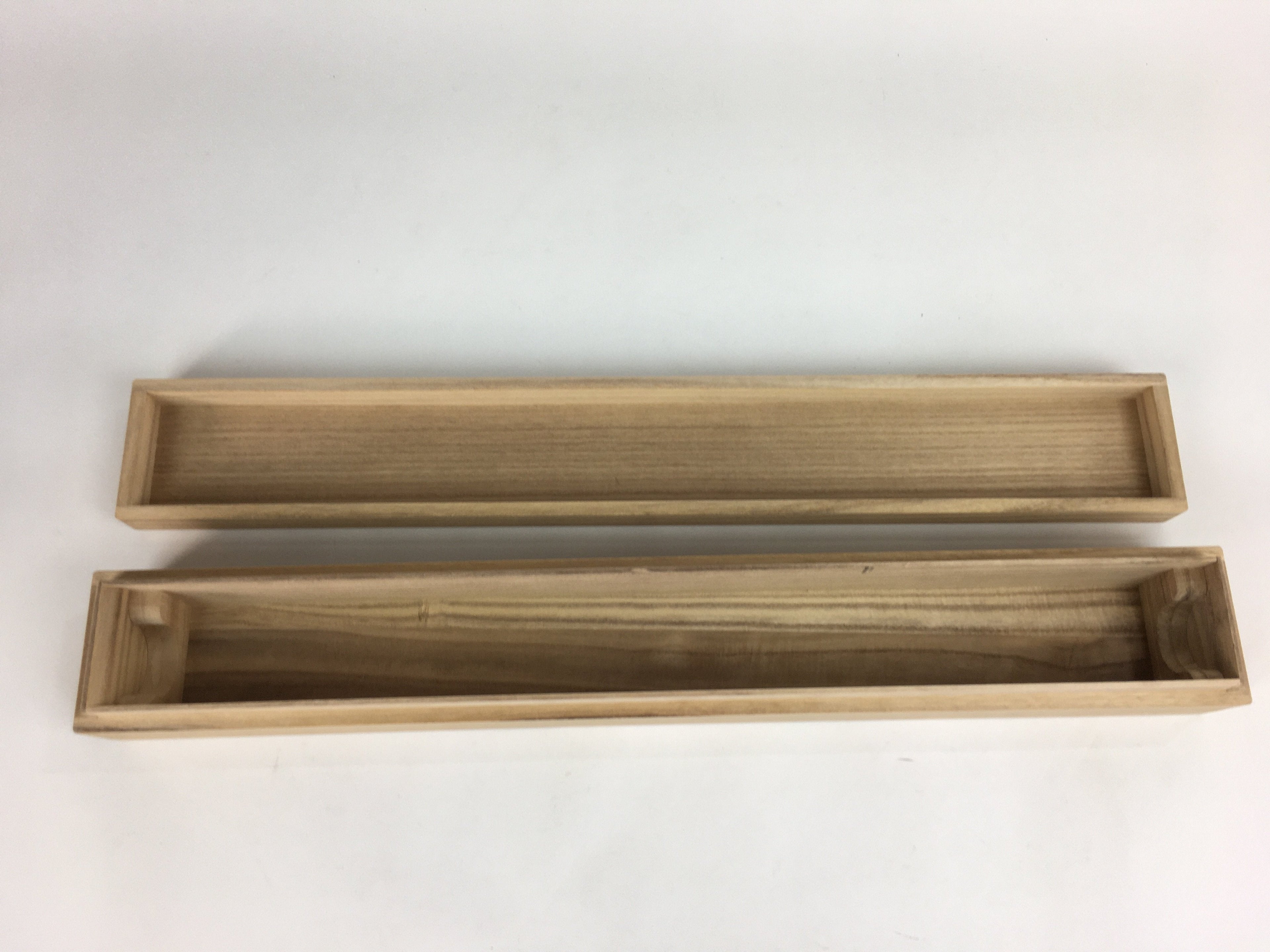 Japanese Wooden Hanging Scroll Box Vtg Kakejiku Hako Inside Length 53.7cm SB158