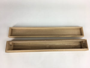 Japanese Wooden Hanging Scroll Box Vtg Kakejiku Hako Inside Length 53.7cm SB158