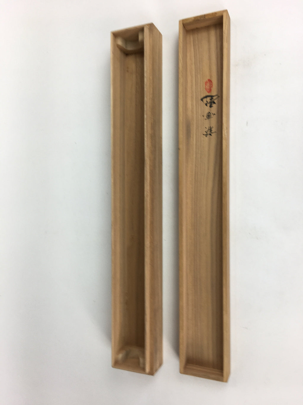 Japanese Wooden Hanging Scroll Box Vtg Kakejiku Hako Inside Length 55.3cm SB157