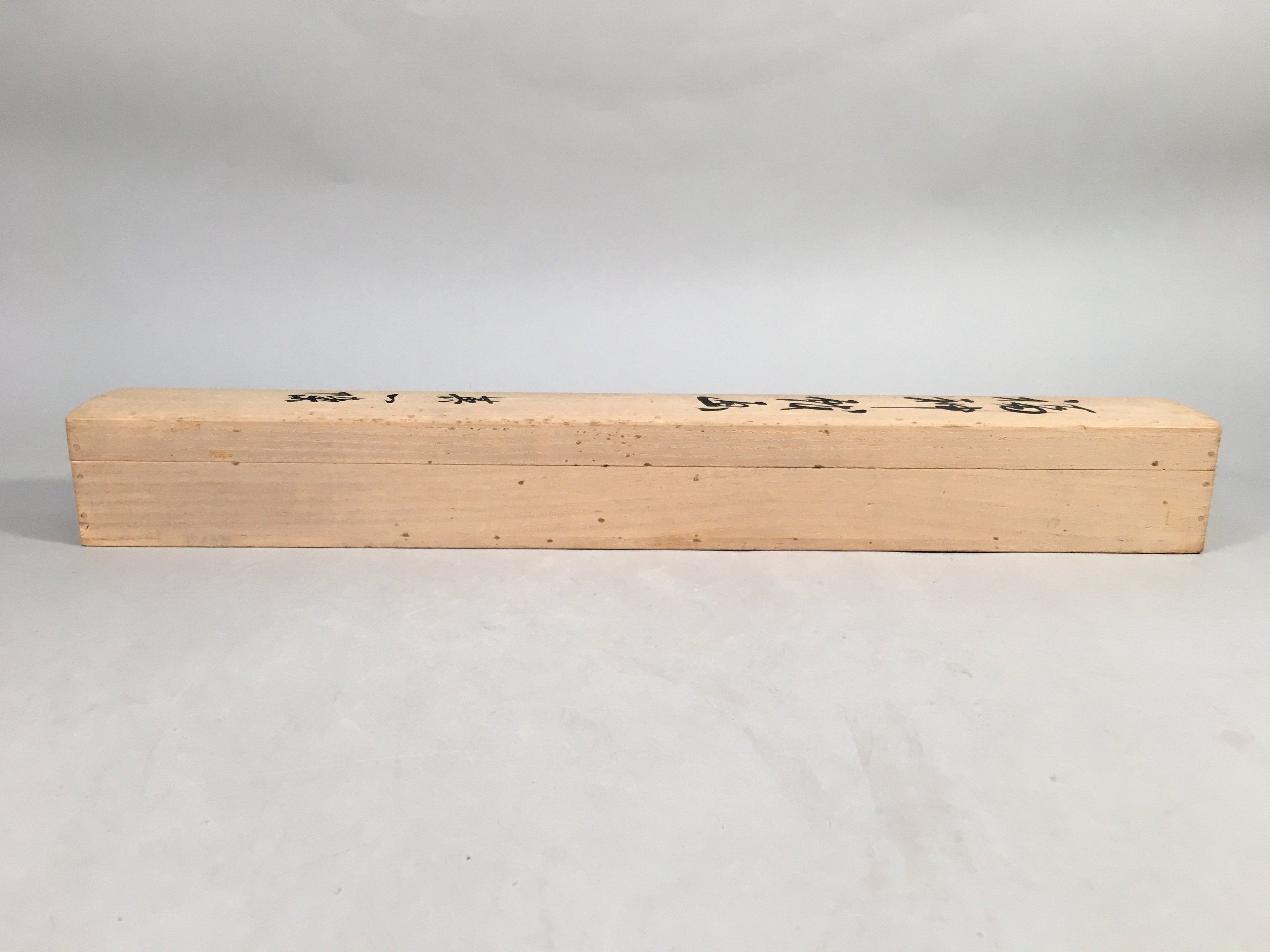 Japanese Wooden Hanging Scroll Box Vtg Kakejiku Hako Inside Length 57.8cm SB141