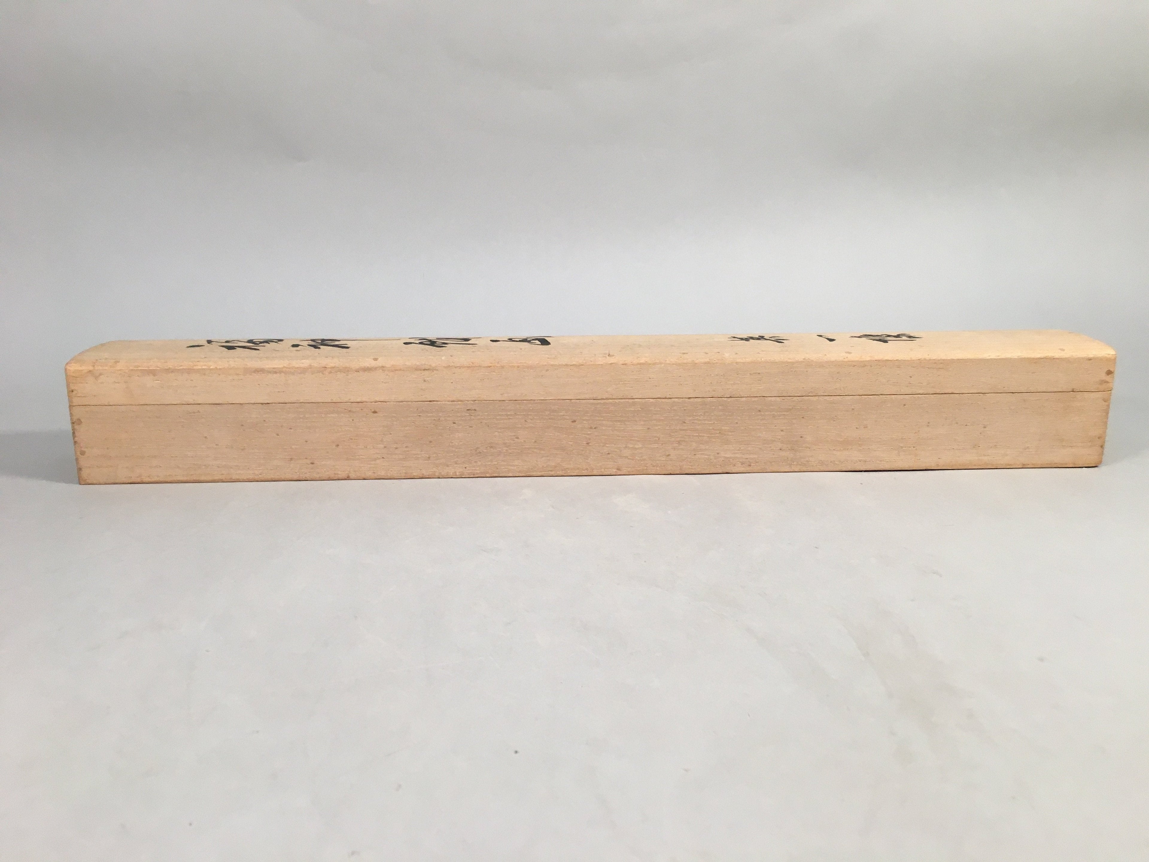 Japanese Wooden Hanging Scroll Box Vtg Kakejiku Hako Inside Length 57.8cm SB141