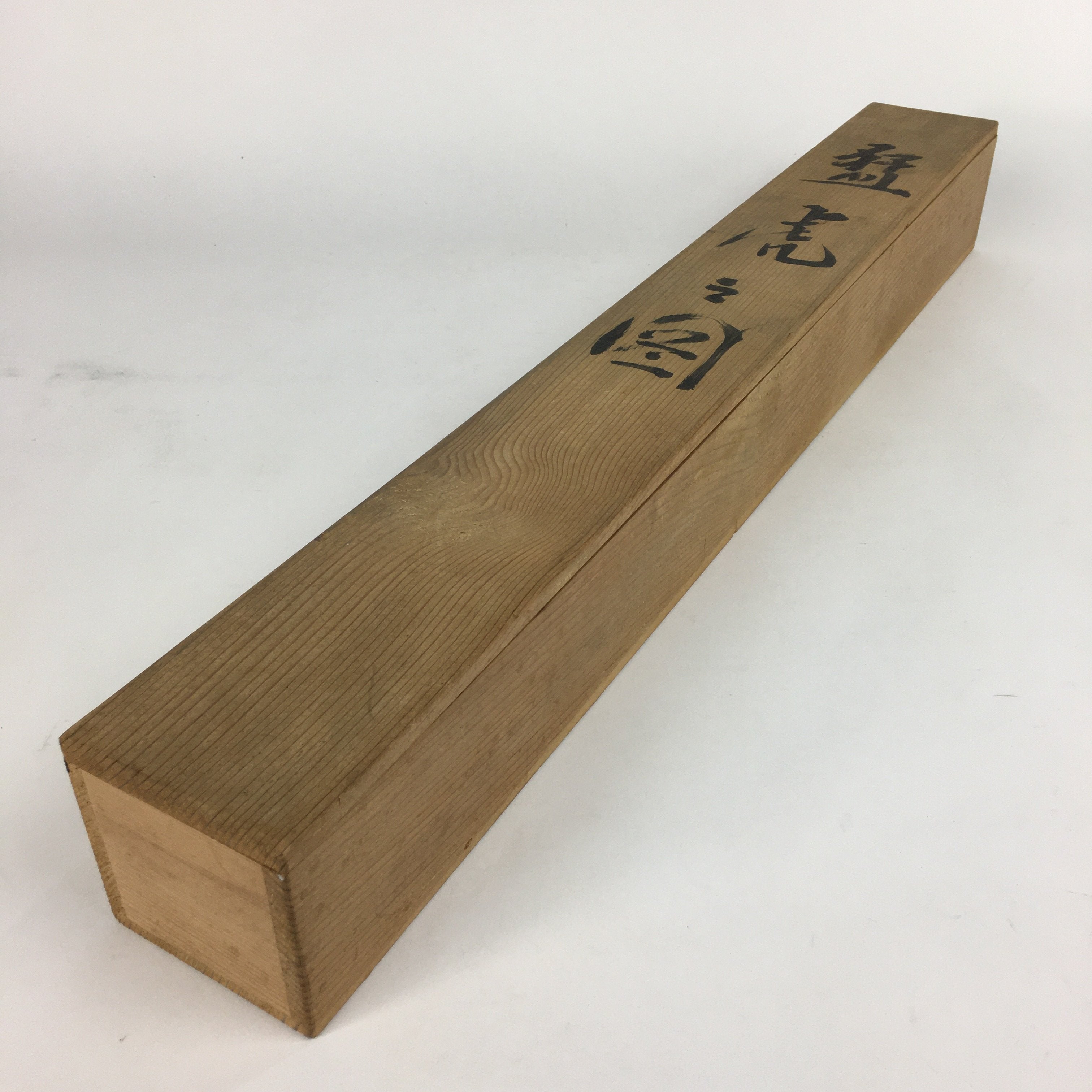 Japanese Wooden Hanging Scroll Box Vtg Kakejiku Hako Inside Length 59 cm SB184