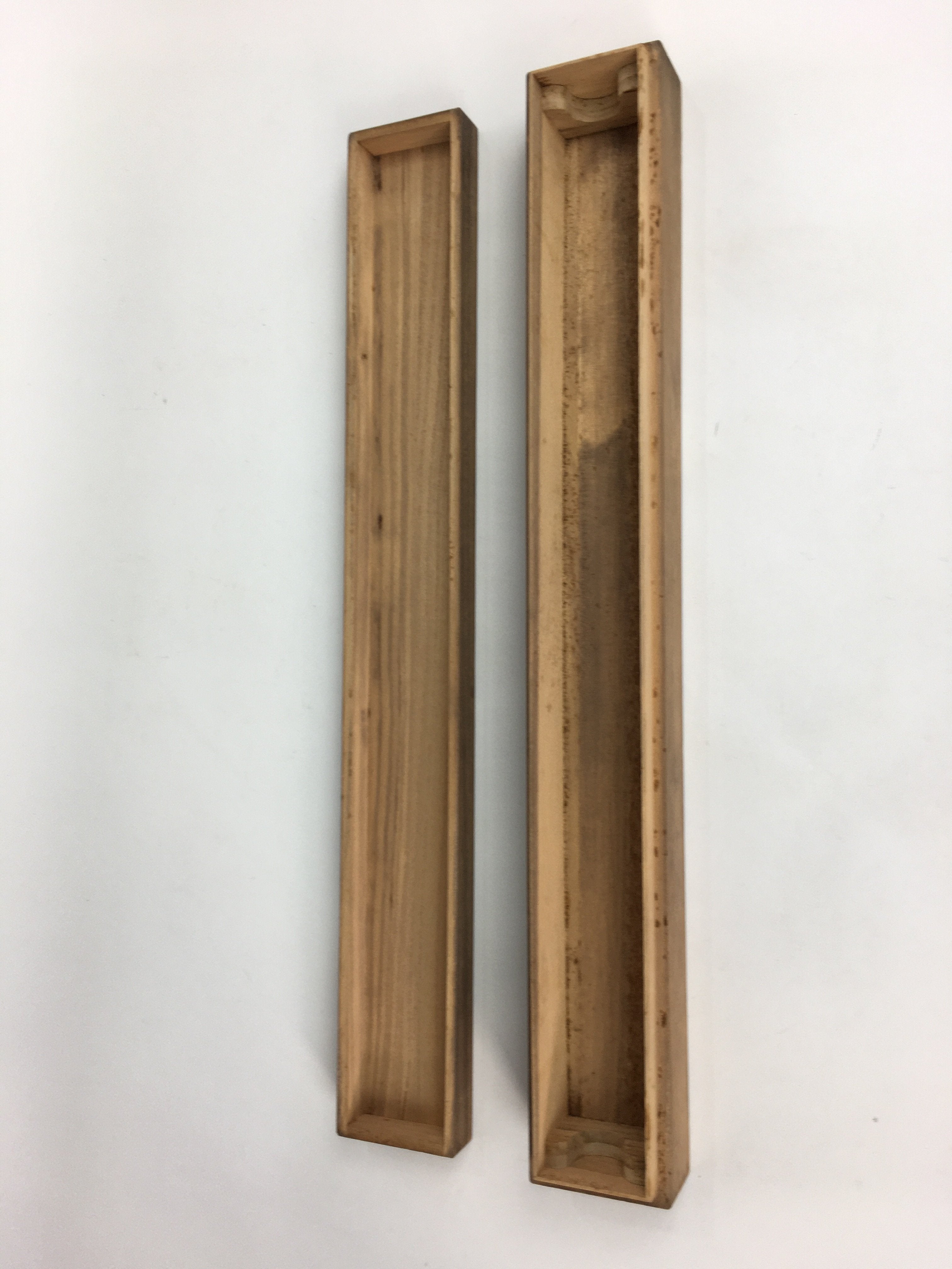 Japanese Wooden Hanging Scroll Box Vtg Kakejiku Hako Inside Length 59.3cm SB165