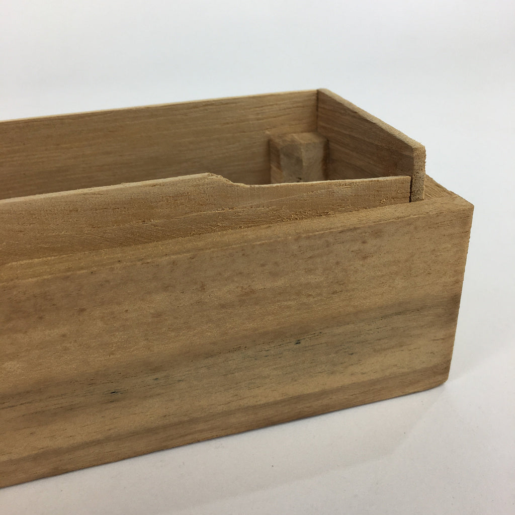 Japanese Wooden Hanging Scroll Box Vtg Kakejiku Hako Inside Length 59.3cm SB169