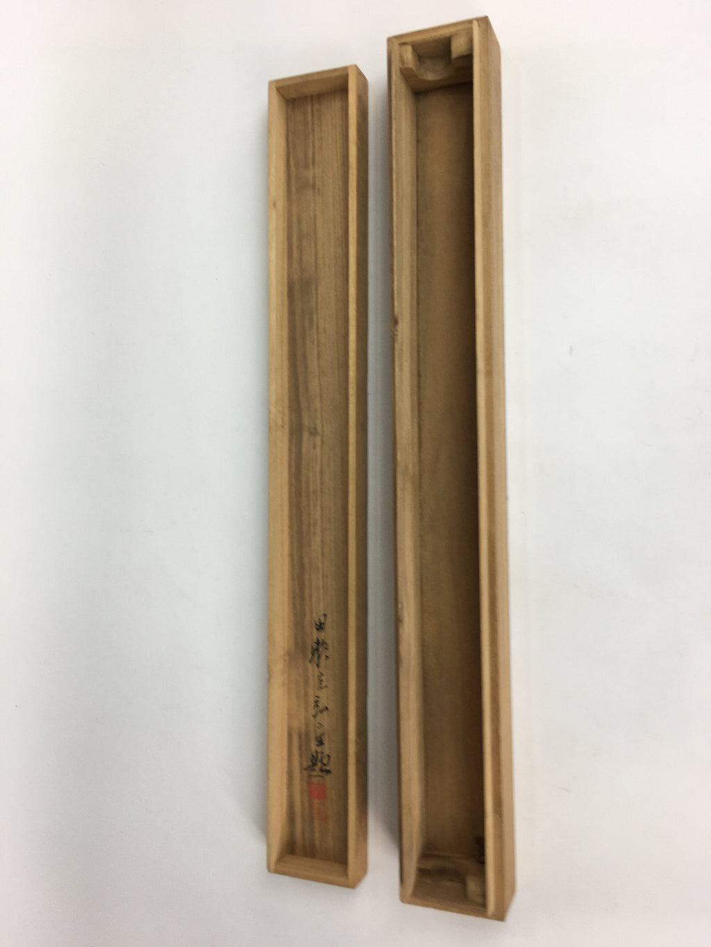 Japanese Wooden Hanging Scroll Box Vtg Kakejiku Hako Inside Length 62.7cm SB160