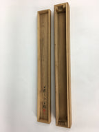 Japanese Wooden Hanging Scroll Box Vtg Kakejiku Hako Inside Length 62.7cm SB160