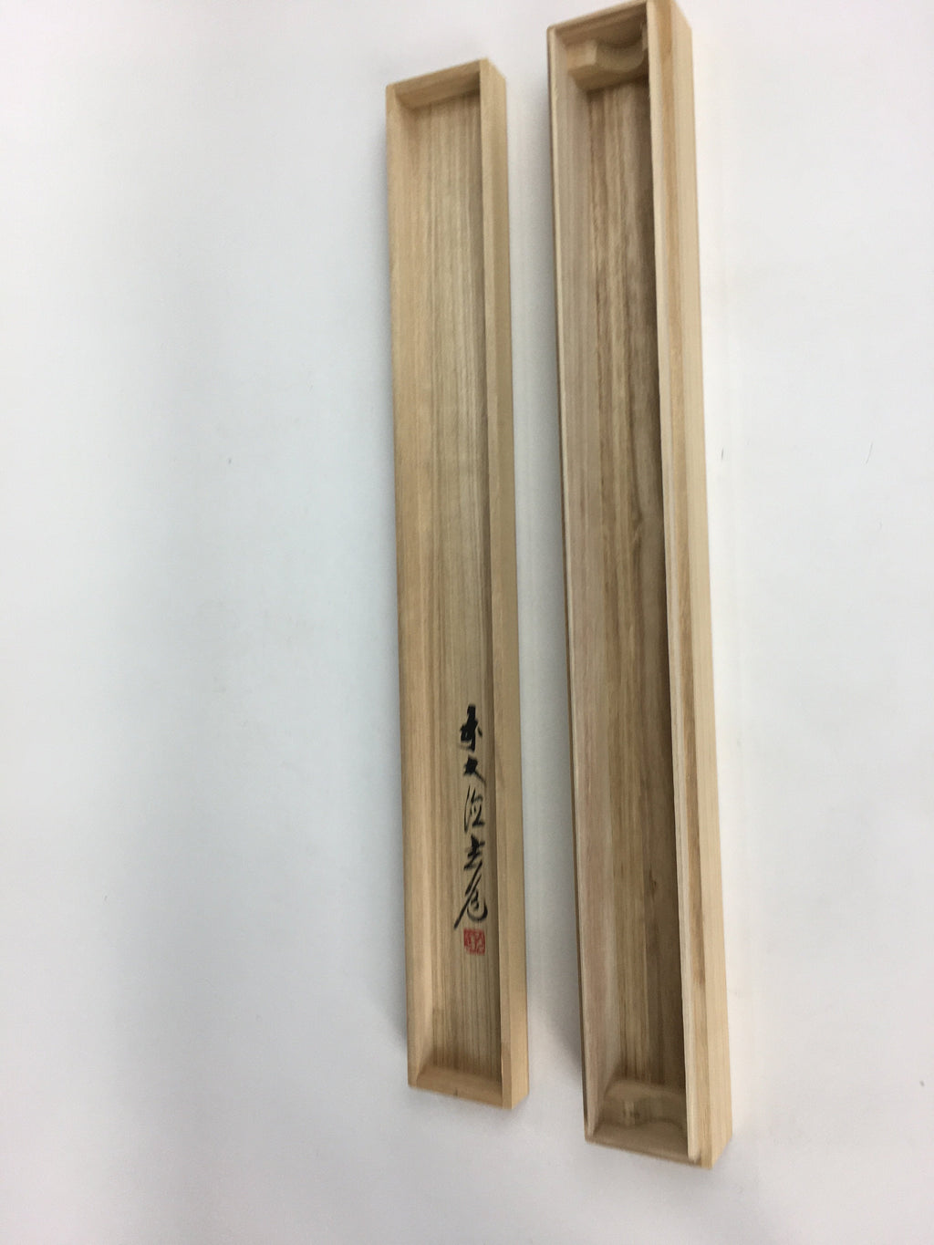 Japanese Wooden Hanging Scroll Box Vtg Kakejiku Hako Inside Length 65.2cm SB168