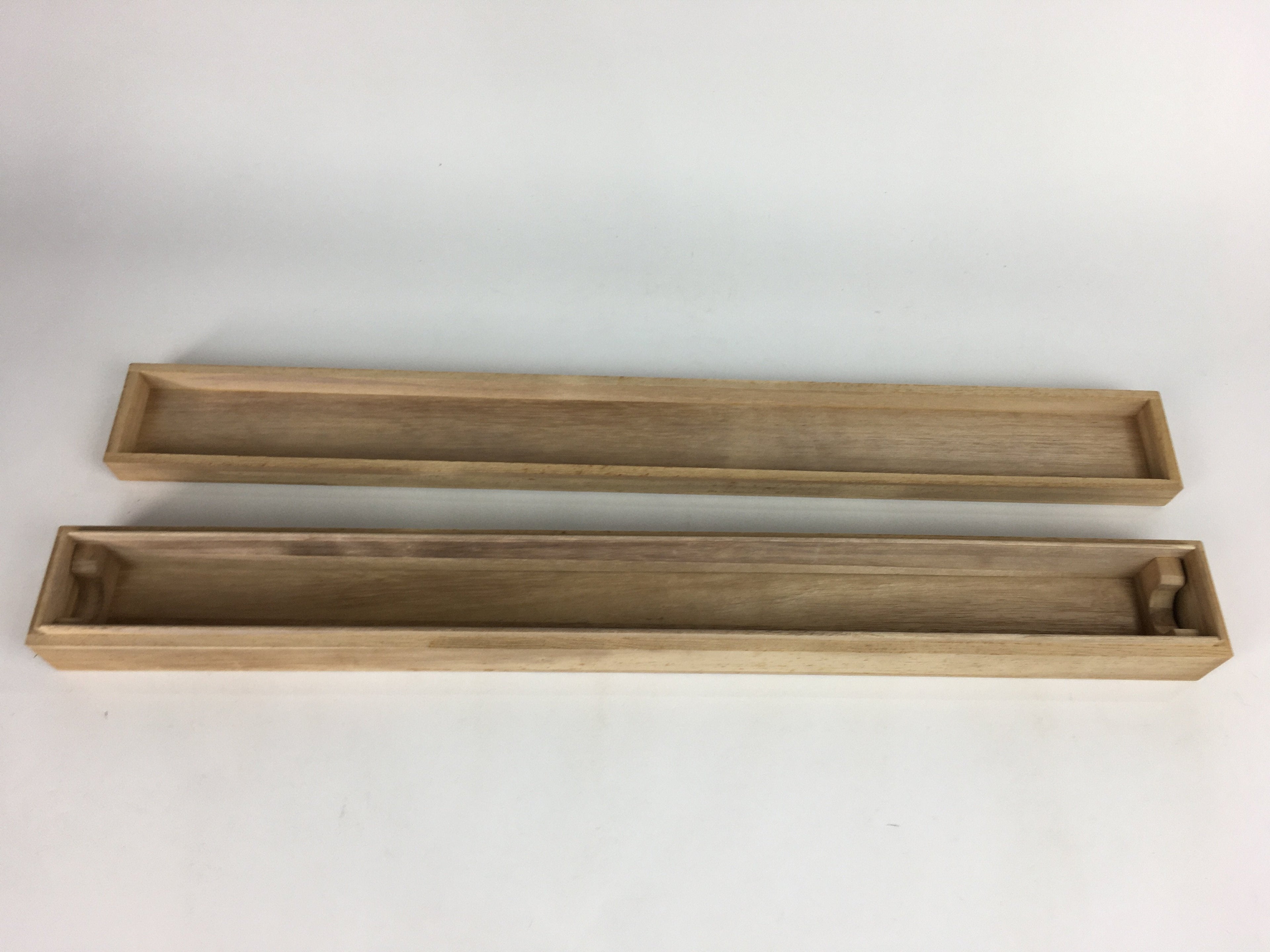 Japanese Wooden Hanging Scroll Box Vtg Kakejiku Hako Inside Length 69.5 cm SB181