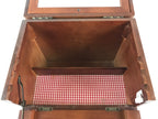 Japanese Wooden Keshobako Cosmetic Box Vtg Vanity Mirror One Drawer T322