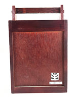 Japanese Wooden Keshobako Cosmetic Box Vtg Vanity Mirror Two Drawers T328