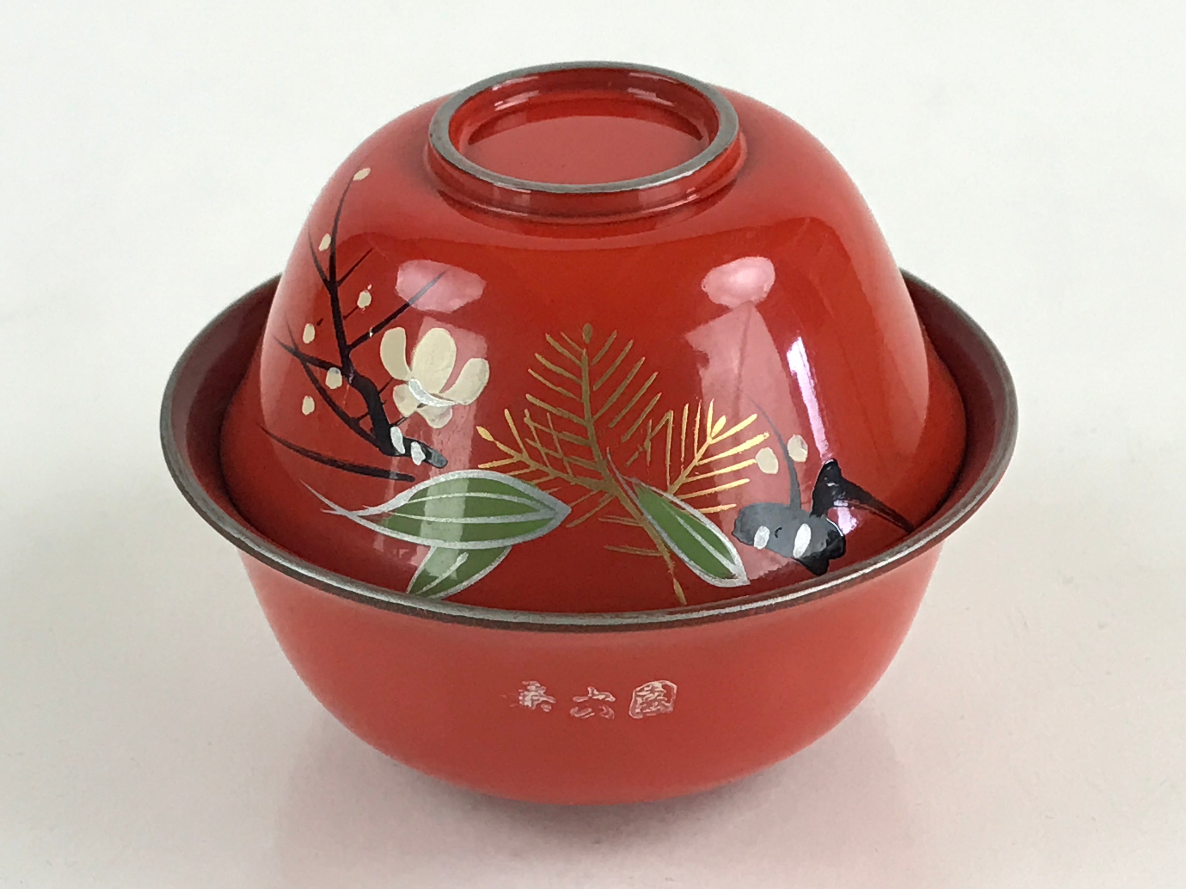 Japanese Wooden Kokeshi Doll Soup Bowl Figurine Traditional Craft Folk Art Toy K
