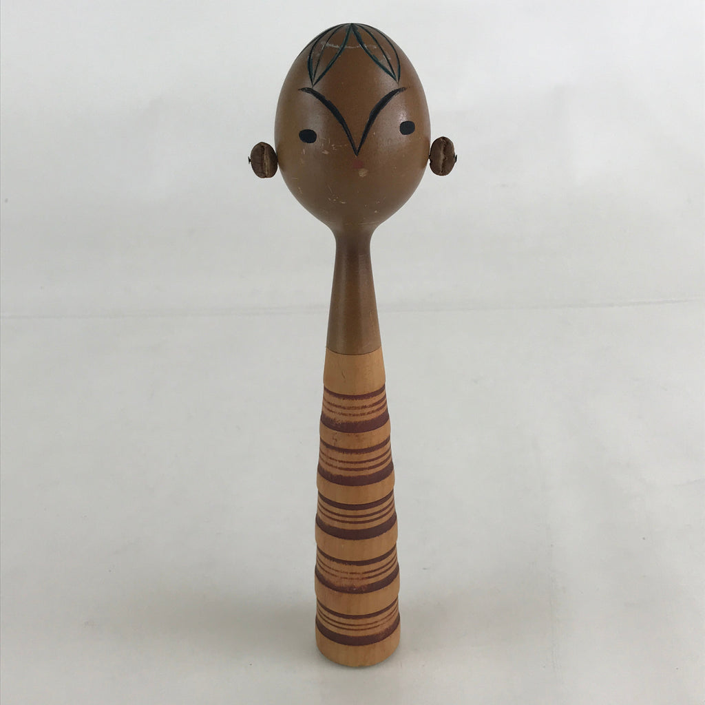Japanese Wooden Kokeshi Doll Vtg Child Figurine Traditional Craft
