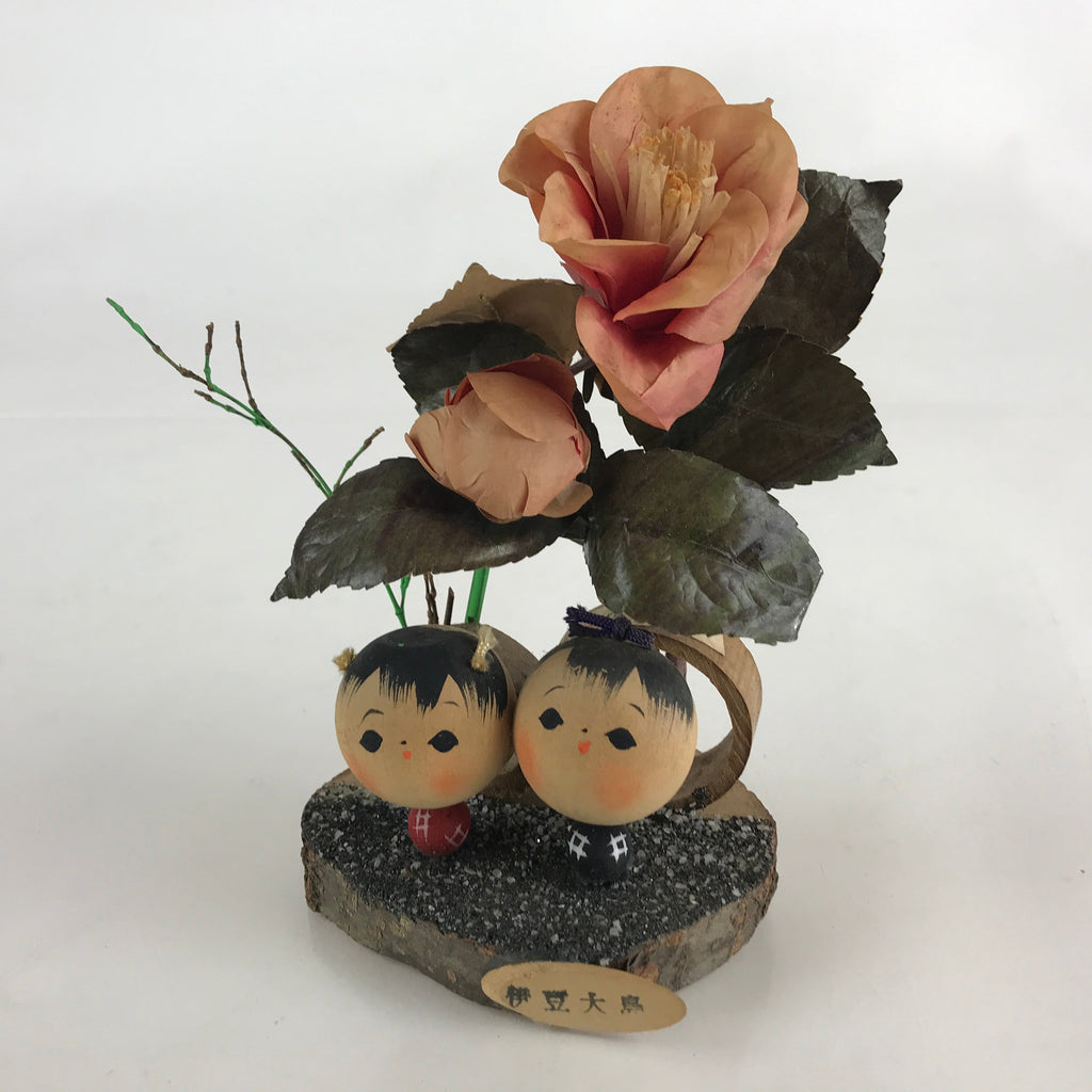 Japanese Wooden Kokeshi Doll Vtg Children Figurine Traditional Craft Folk Art To