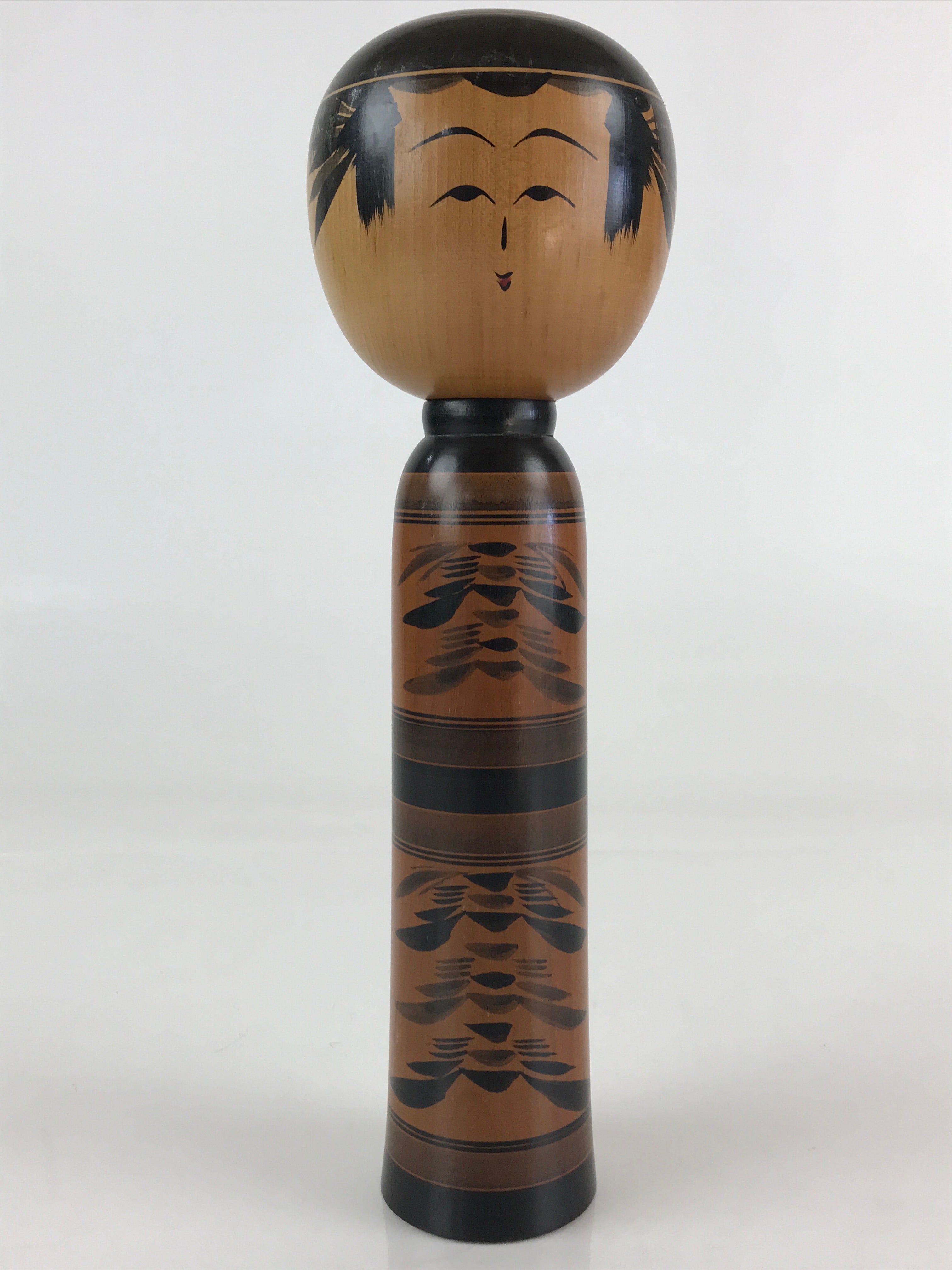 Japanese Wooden Kokeshi Doll Vtg Figurine Traditional Craft Toy KF598
