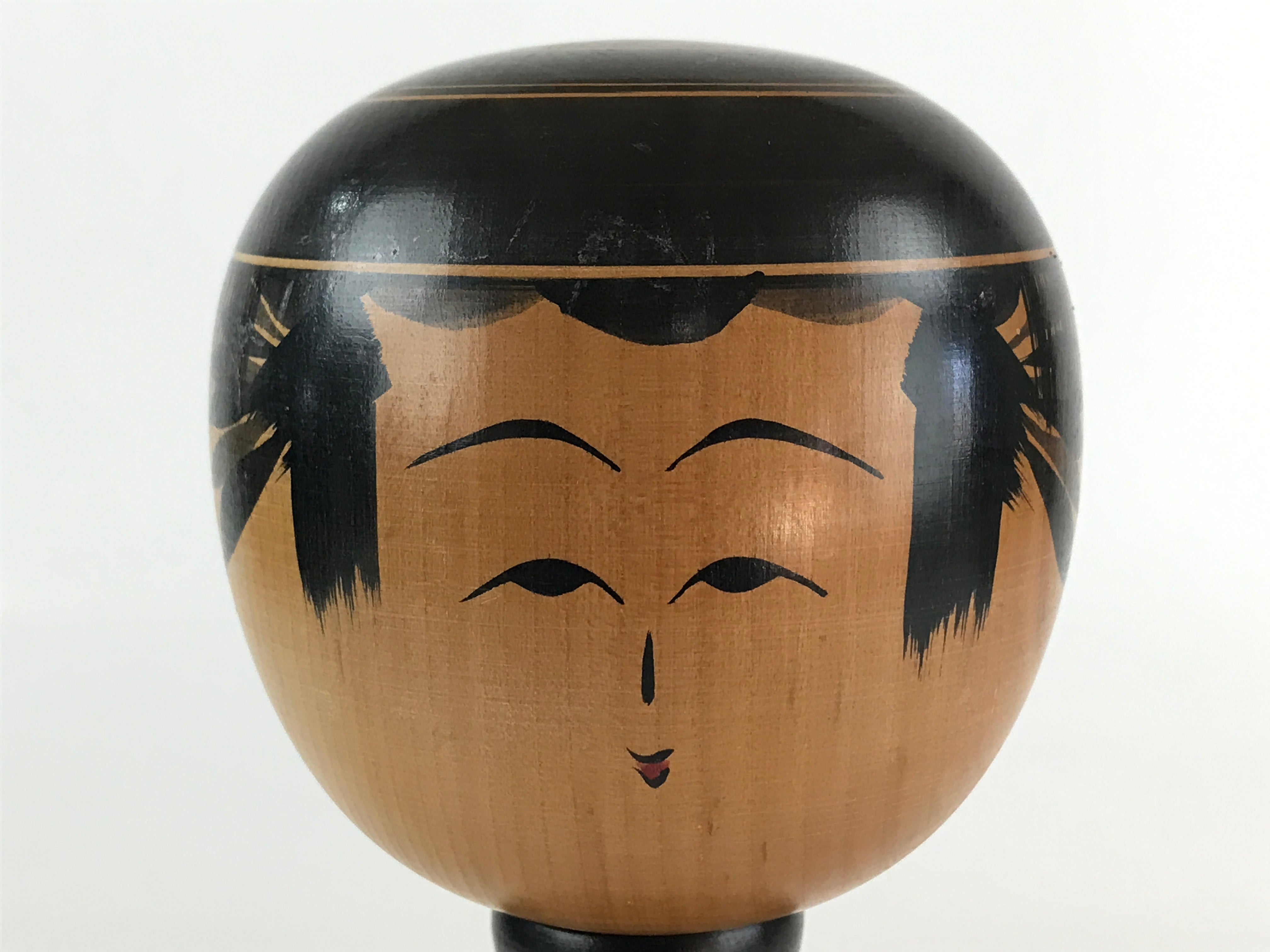 Japanese Wooden Kokeshi Doll Vtg Figurine Traditional Craft Toy KF598