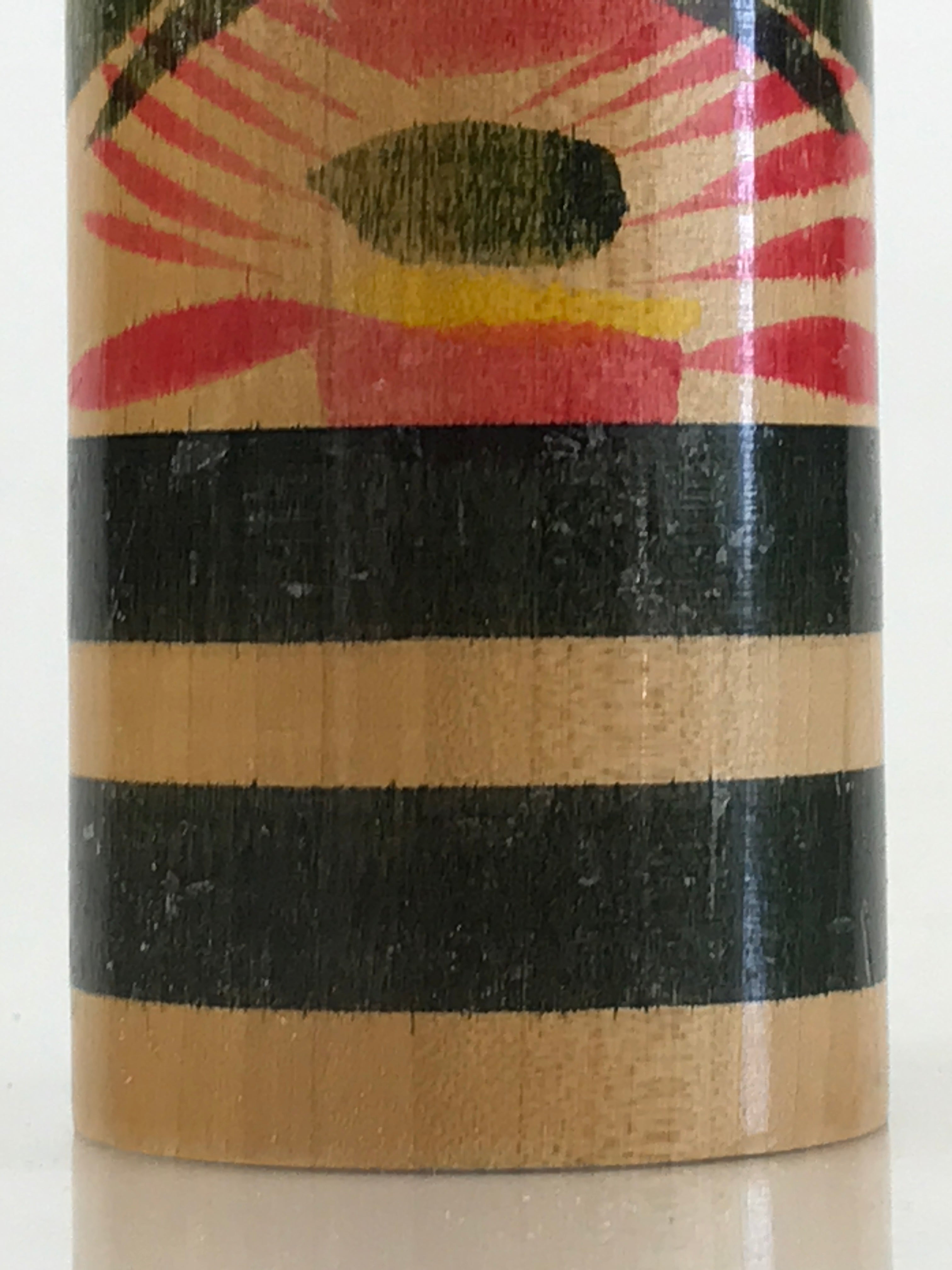 Japanese Wooden Kokeshi Doll Vtg Figurine Traditional Craft Toy KF604