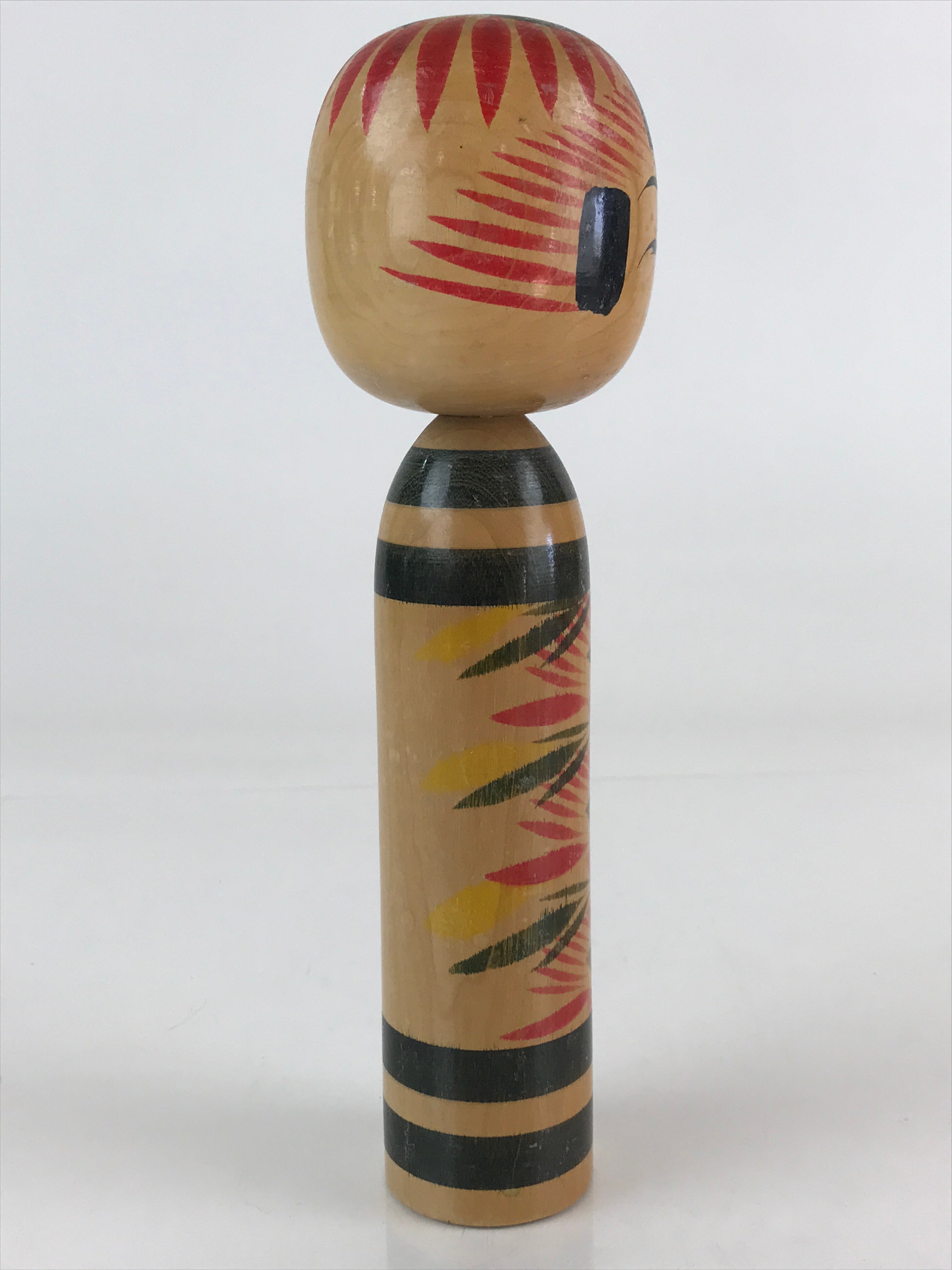 Japanese Wooden Kokeshi Doll Vtg Figurine Traditional Craft Toy KF604