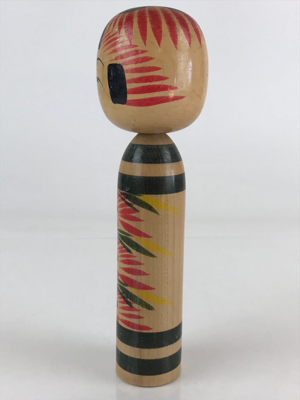 Japanese Wooden Kokeshi Doll Vtg Figurine Traditional Craft Toy KF604