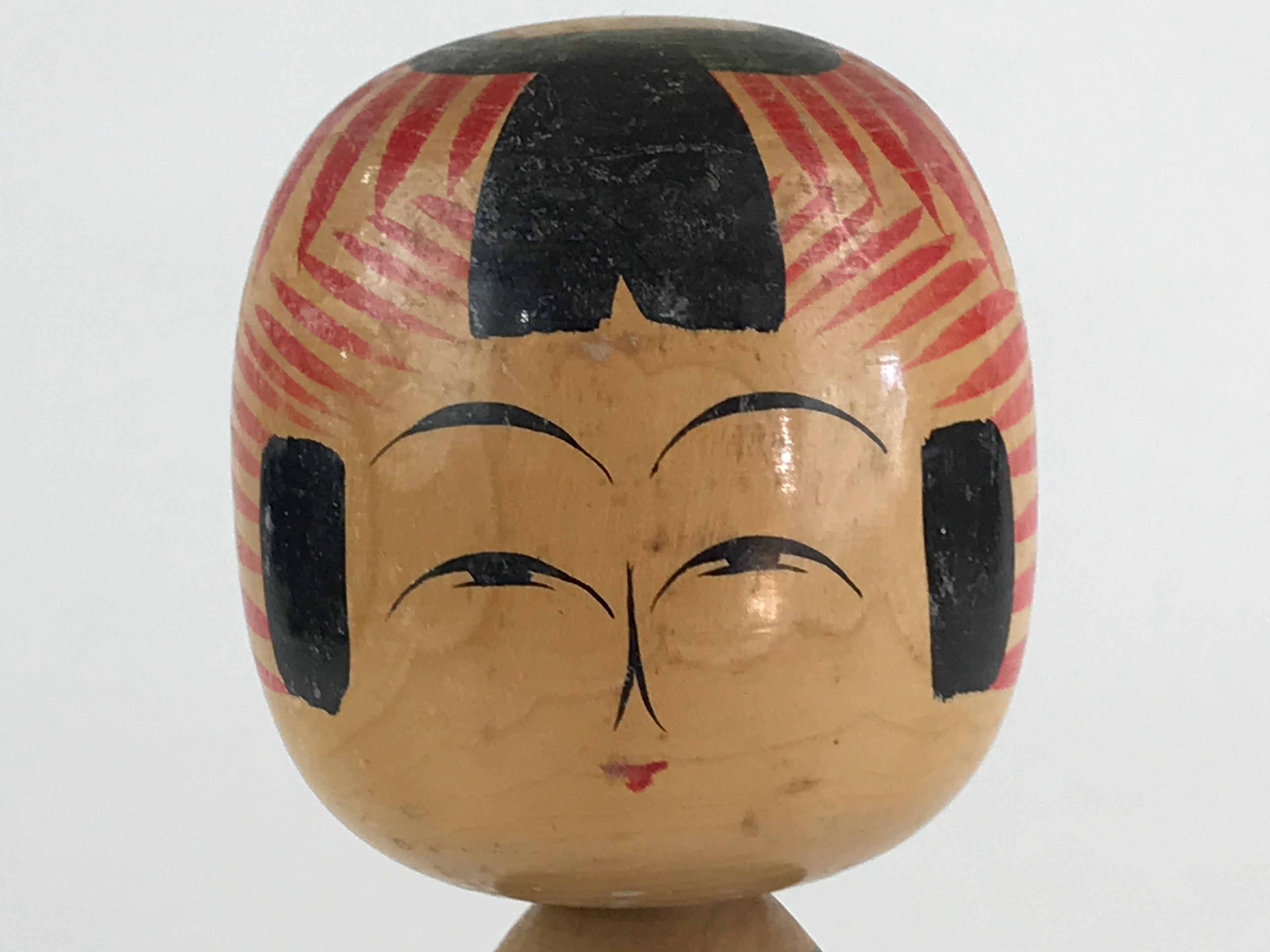 Japanese Wooden Kokeshi Doll Vtg Figurine Traditional Craft Toy KF604