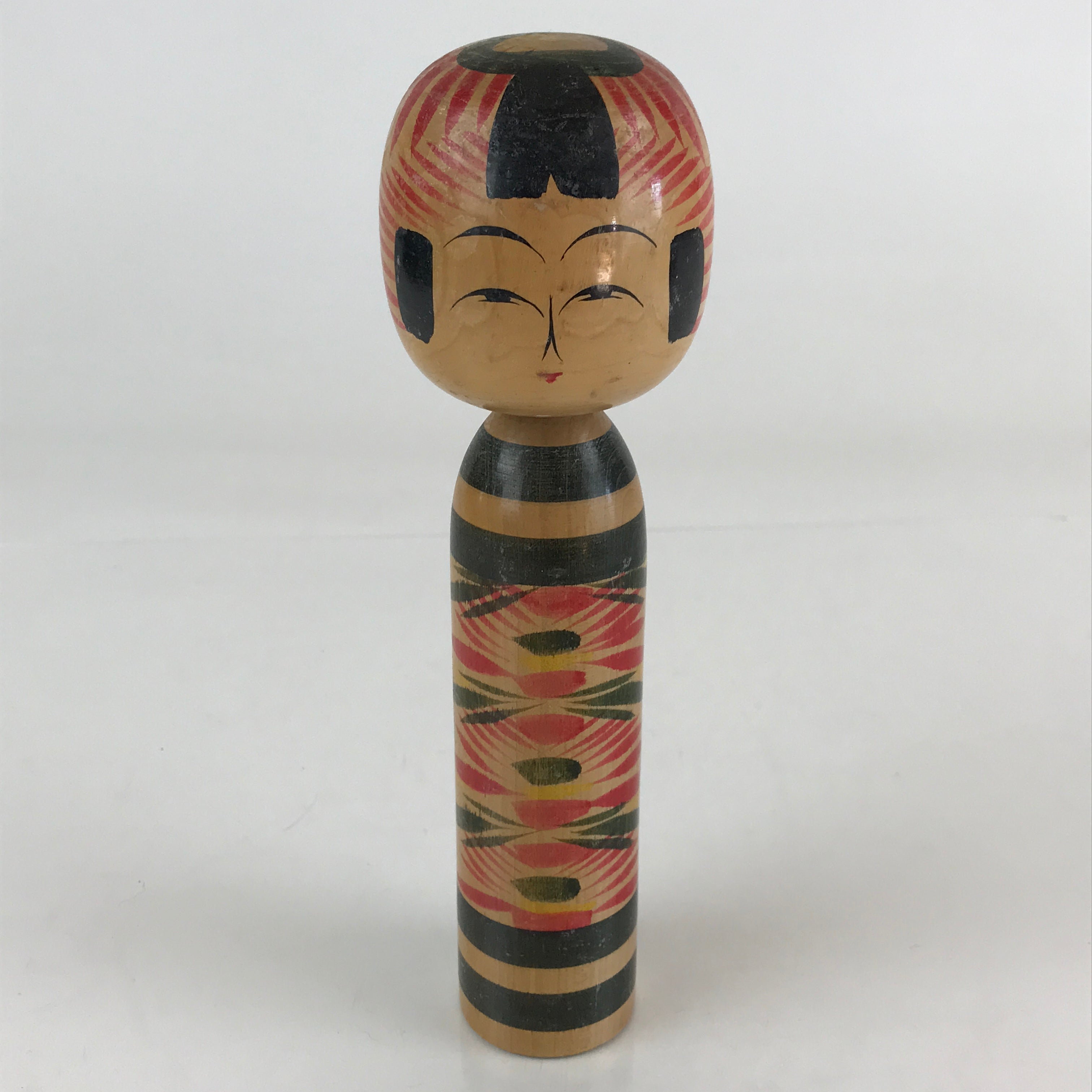 Japanese Wooden Kokeshi Doll Vtg Figurine Traditional Craft Toy KF604