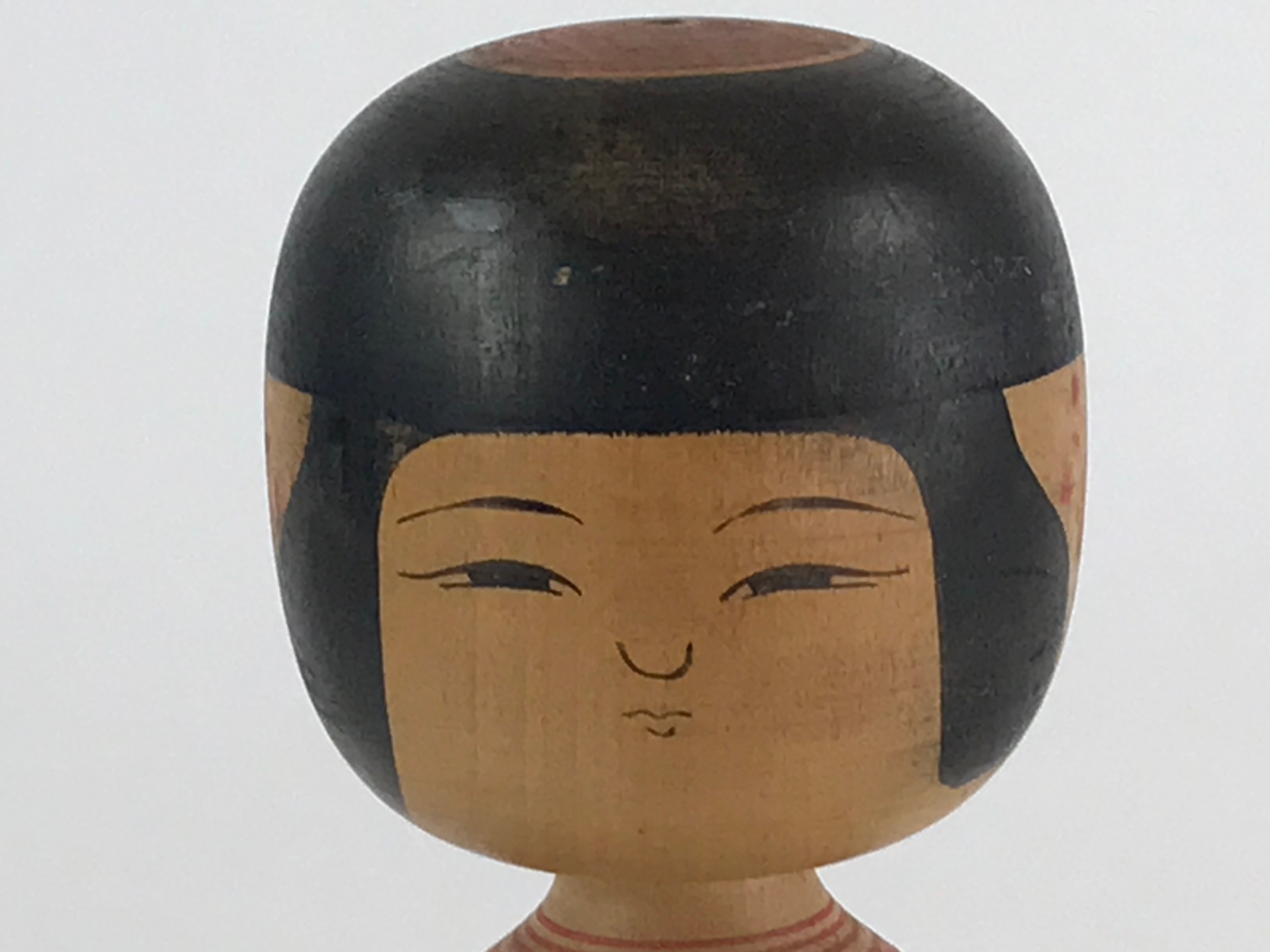 Japanese Wooden Kokeshi Doll Vtg Figurine Traditional Craft Toy KF606