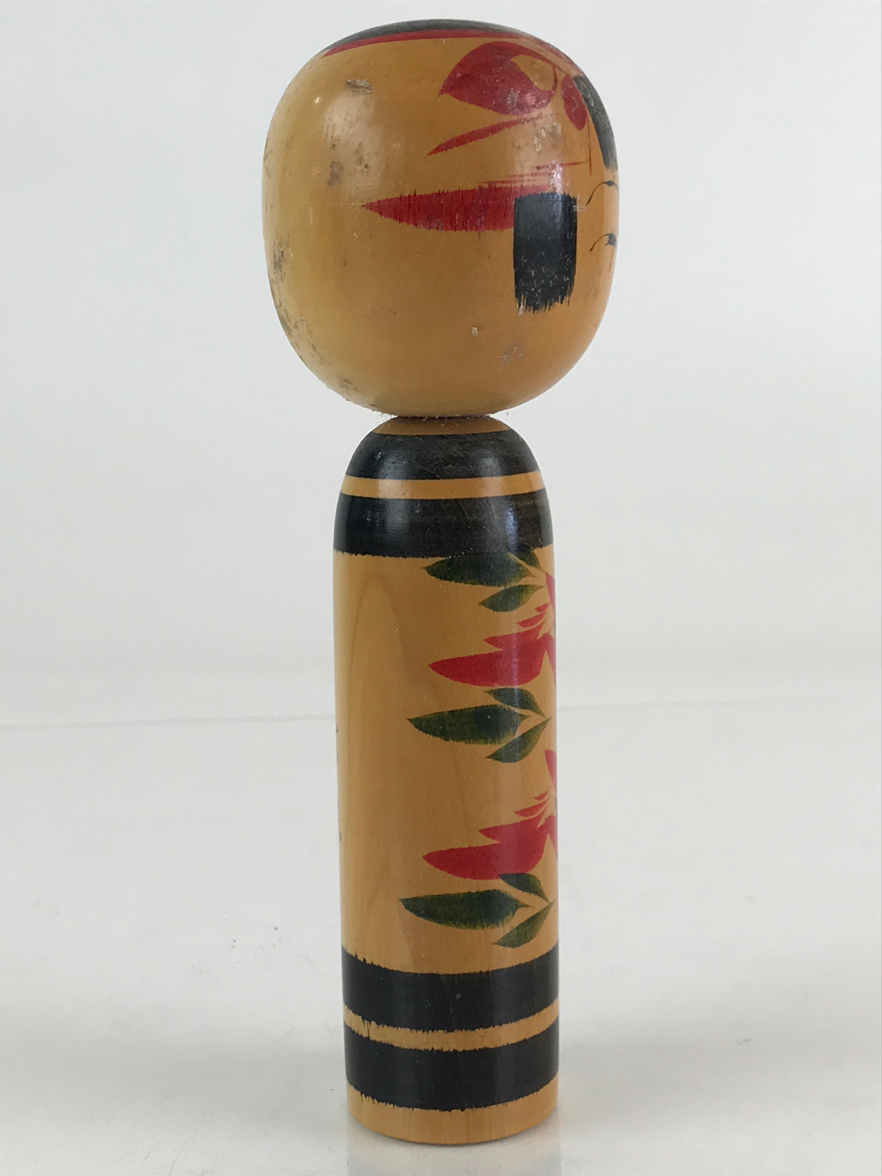 Japanese Wooden Kokeshi Doll Vtg Figurine Traditional Craft Toy KF608