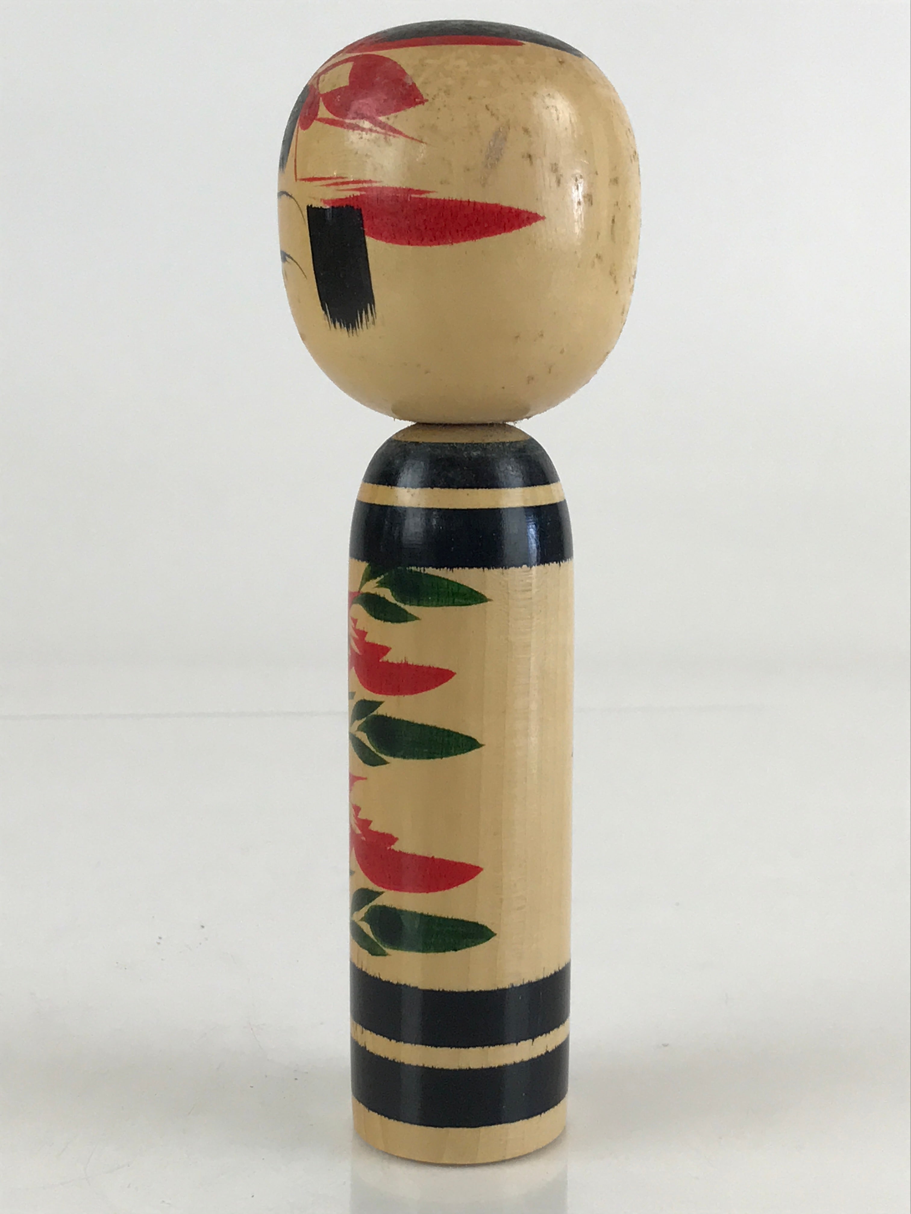 Japanese Wooden Kokeshi Doll Vtg Figurine Traditional Craft Toy KF608
