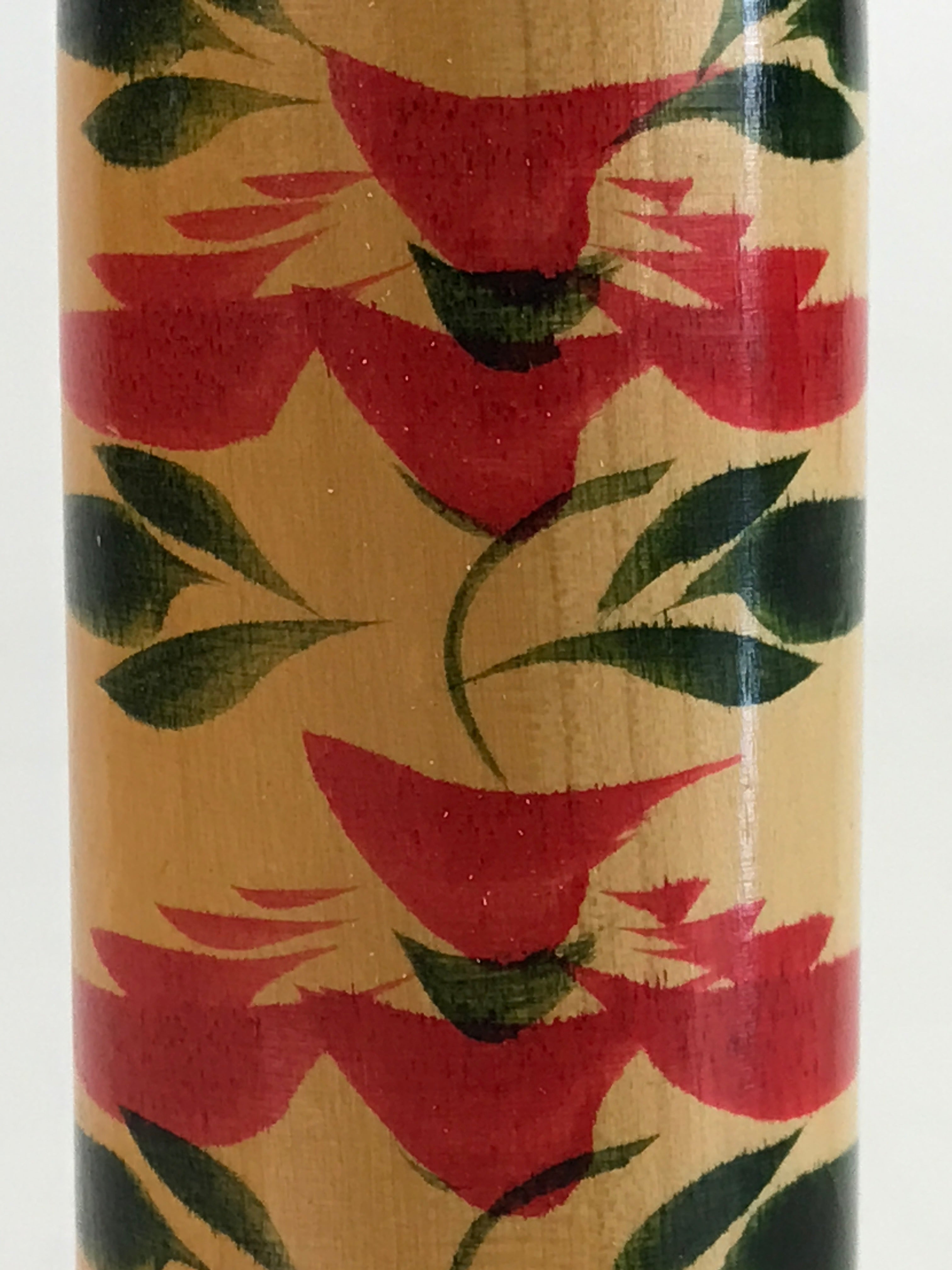 Japanese Wooden Kokeshi Doll Vtg Figurine Traditional Craft Toy KF608