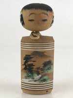 Japanese Wooden Kokeshi Doll Vtg Figurine Traditional Craft Toy KF609
