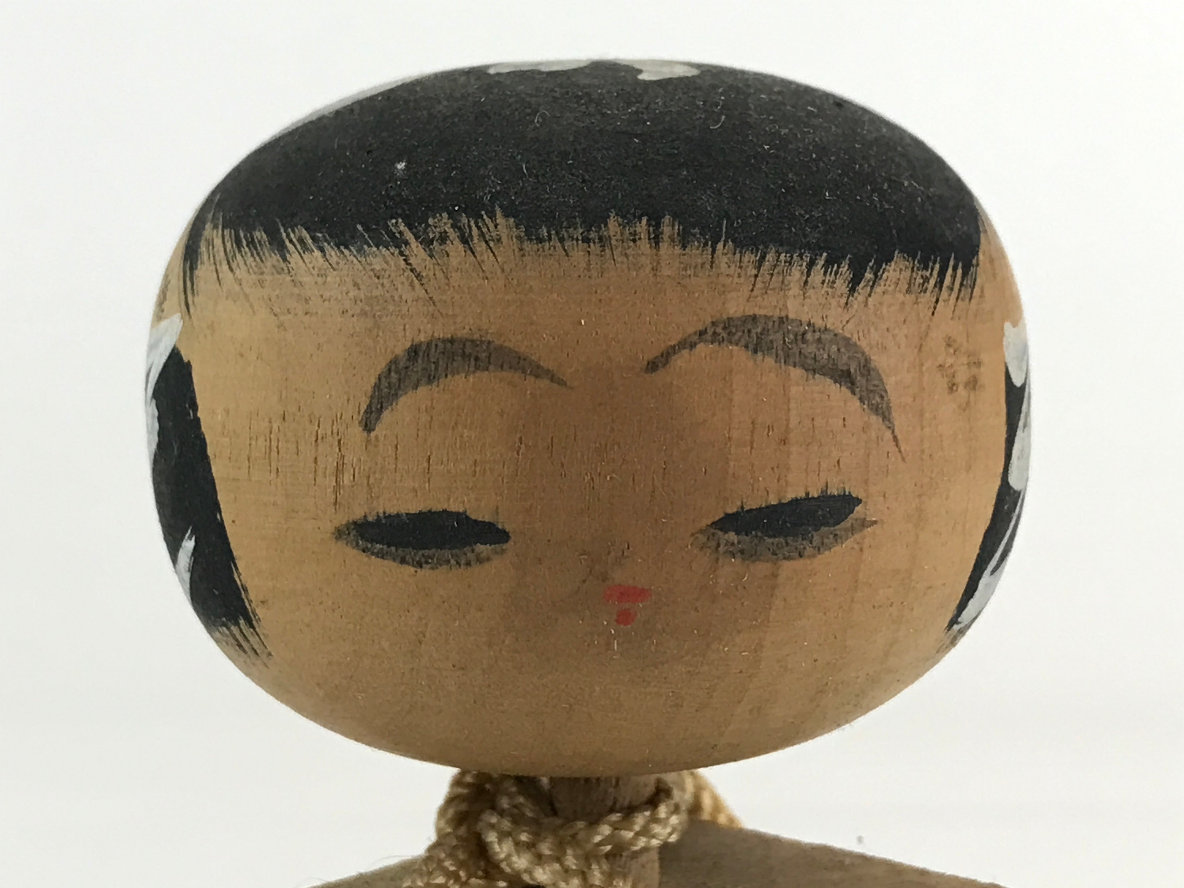 Japanese Wooden Kokeshi Doll Vtg Figurine Traditional Craft Toy KF609