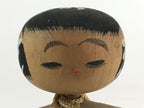 Japanese Wooden Kokeshi Doll Vtg Figurine Traditional Craft Toy KF609