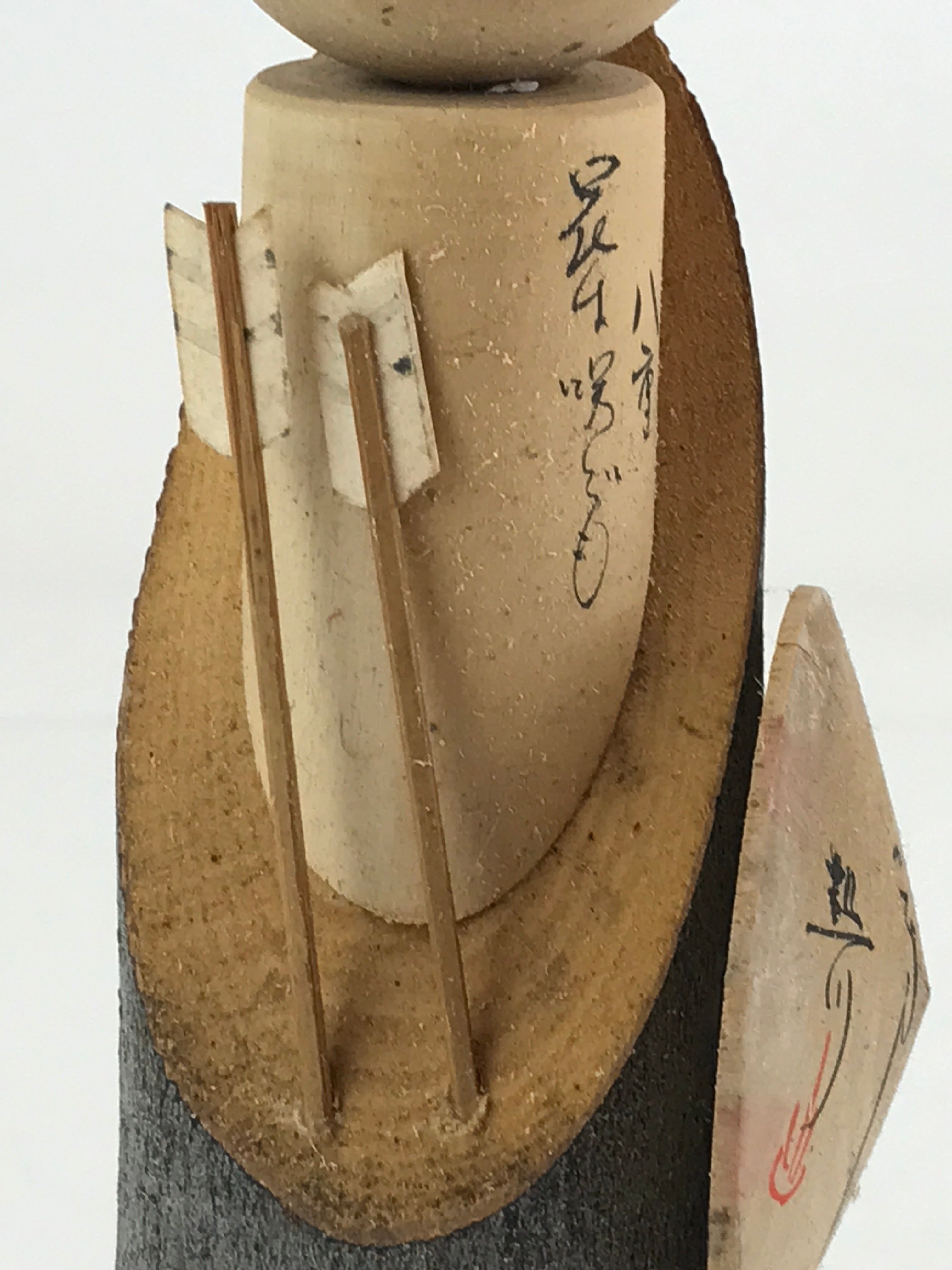 Japanese Wooden Kokeshi Doll Vtg Figurine Traditional Craft Toy KF615