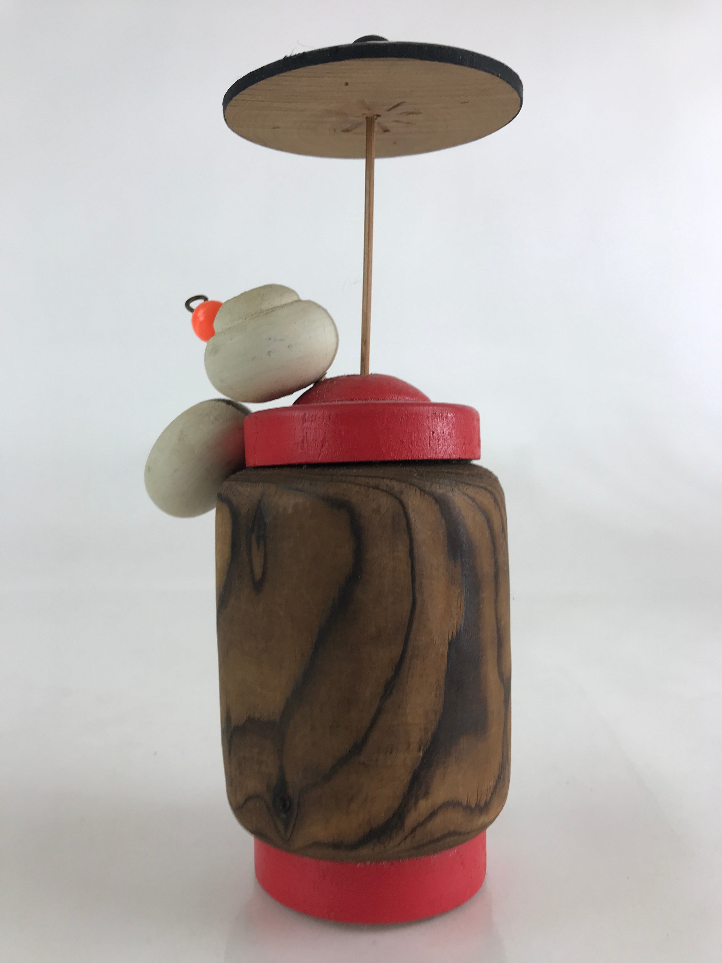 Japanese Wooden Kokeshi Doll Vtg Figurine Traditional Craft Toy KF616