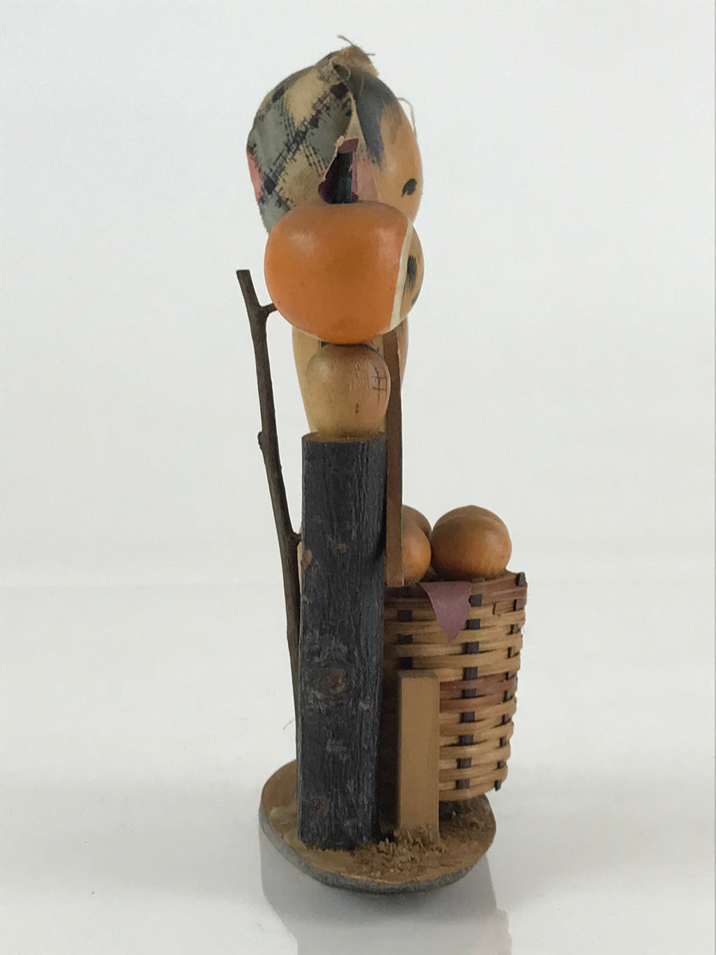 Japanese Wooden Kokeshi Doll Vtg Figurine Traditional Craft Toy KF617