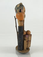 Japanese Wooden Kokeshi Doll Vtg Figurine Traditional Craft Toy KF617