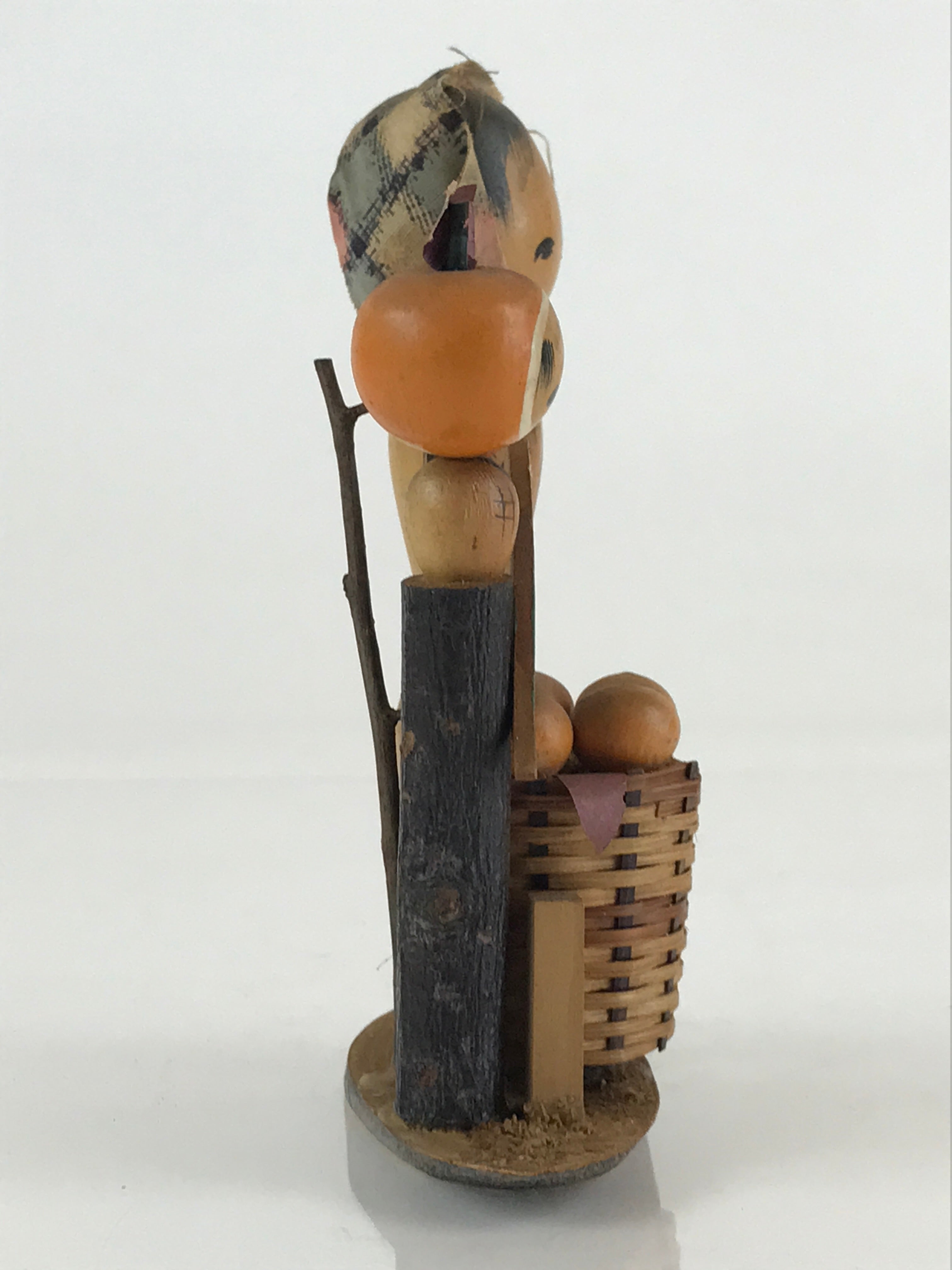 Japanese Wooden Kokeshi Doll Vtg Figurine Traditional Craft Toy KF617